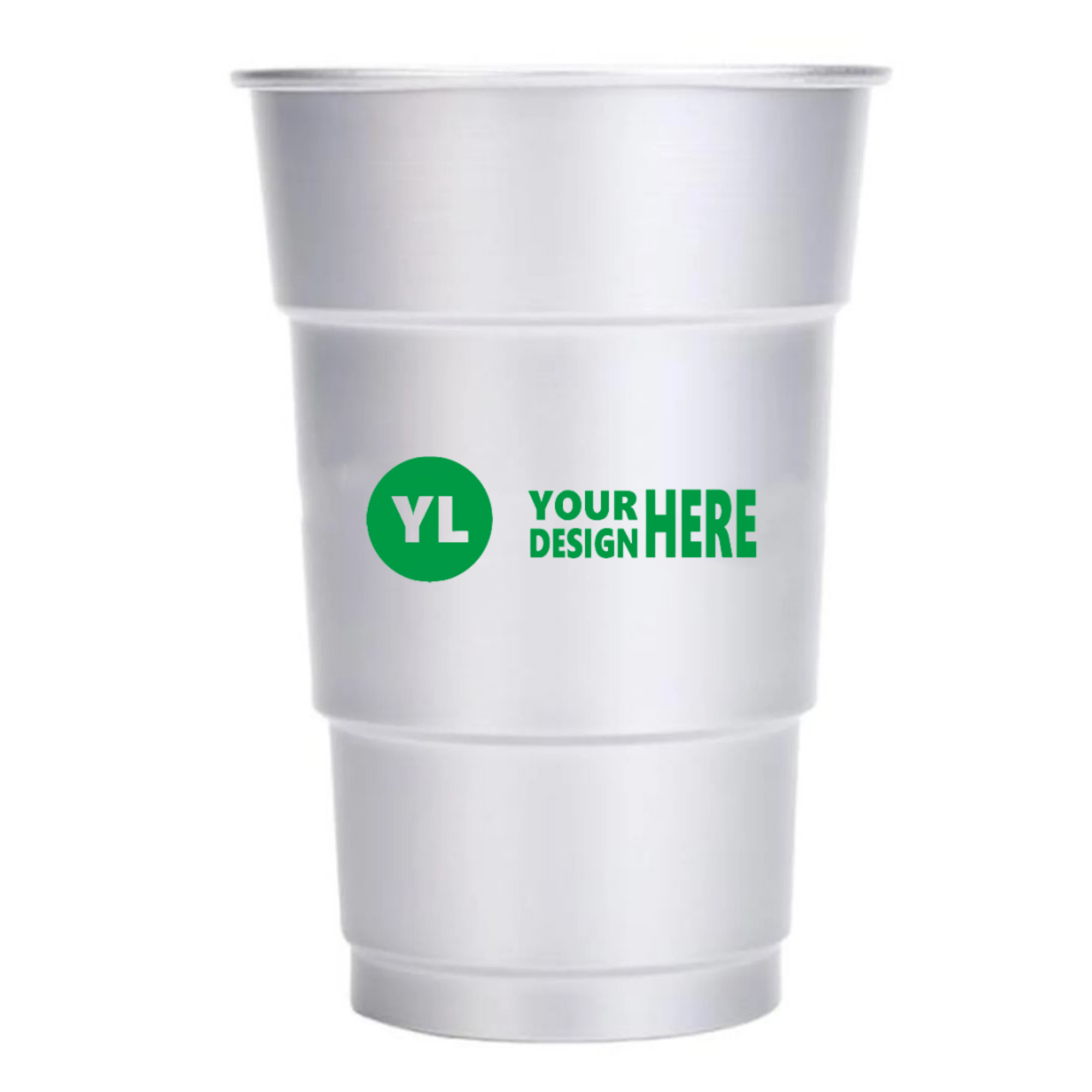 16oz Camping Party Cold Drink Beer Mug Stadium Metal Aluminum Cup 3