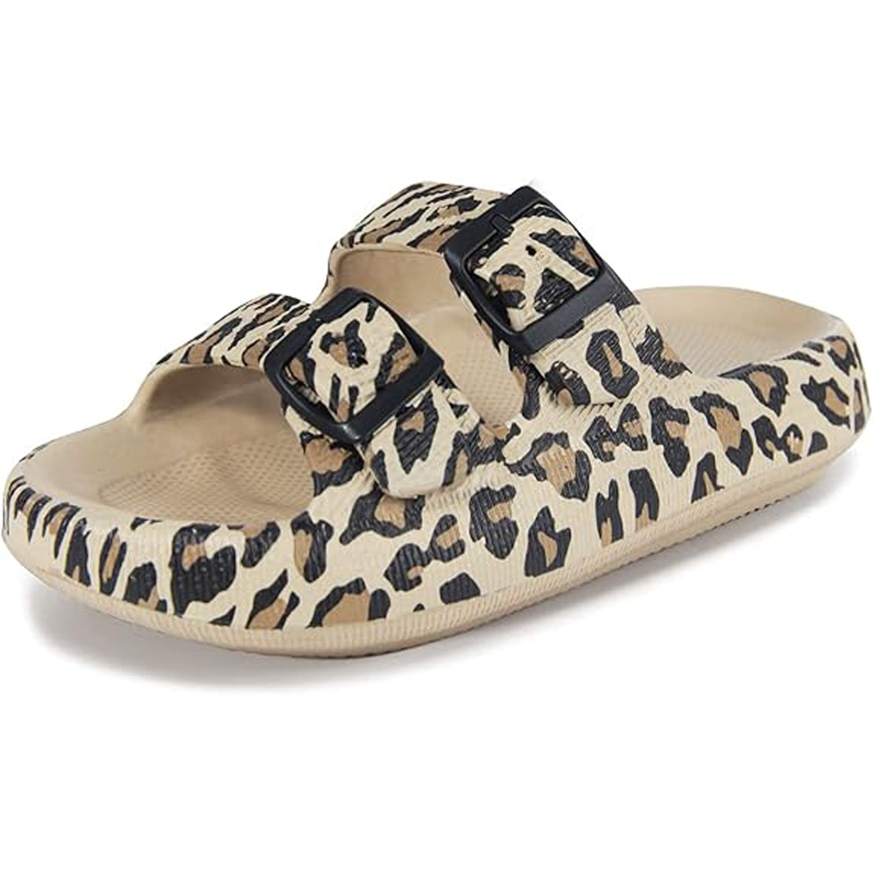 EVA Double Buckle Adjustable Flat Sandals 12