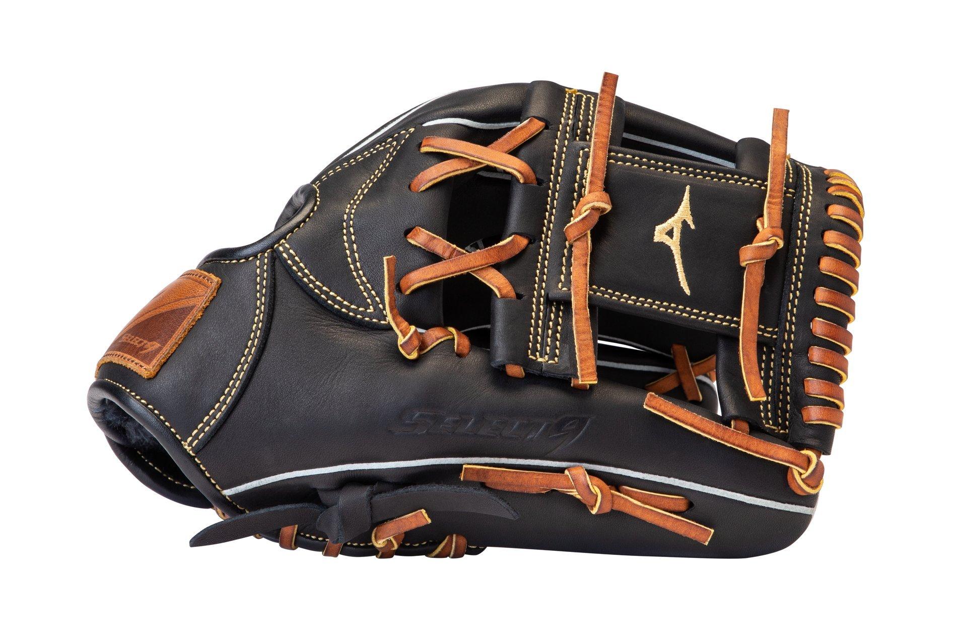 Select 9 Infield Baseball Glove 11.25", Deep 3 Web, BioSoft Leather, Center Pocket Design 7