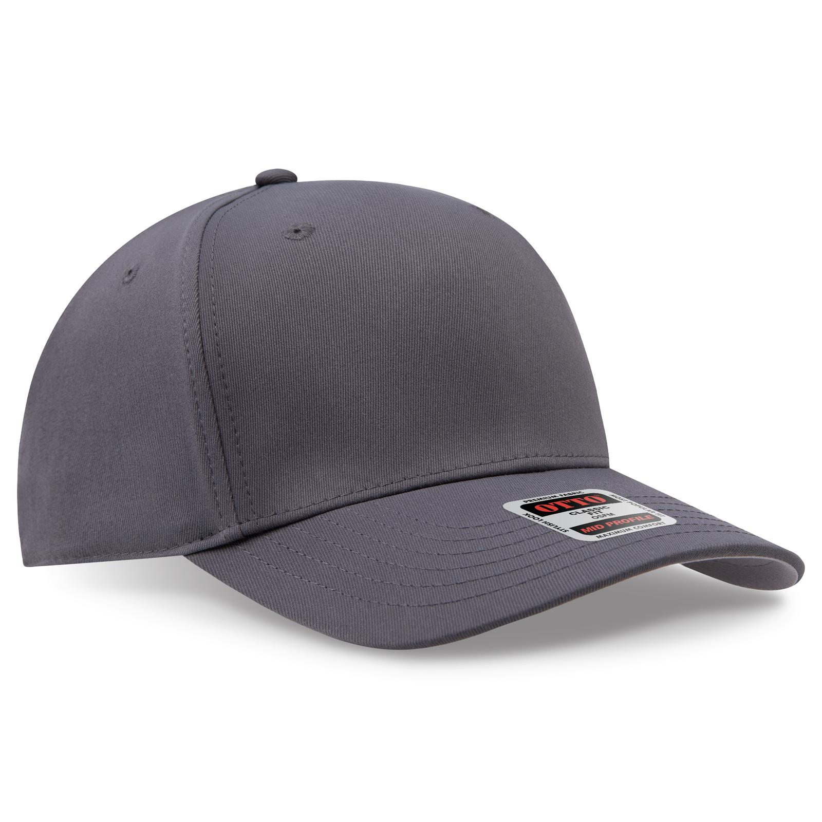 OTTO CAP® Seamless 6 Panel Mid Profile Baseball Cap 5