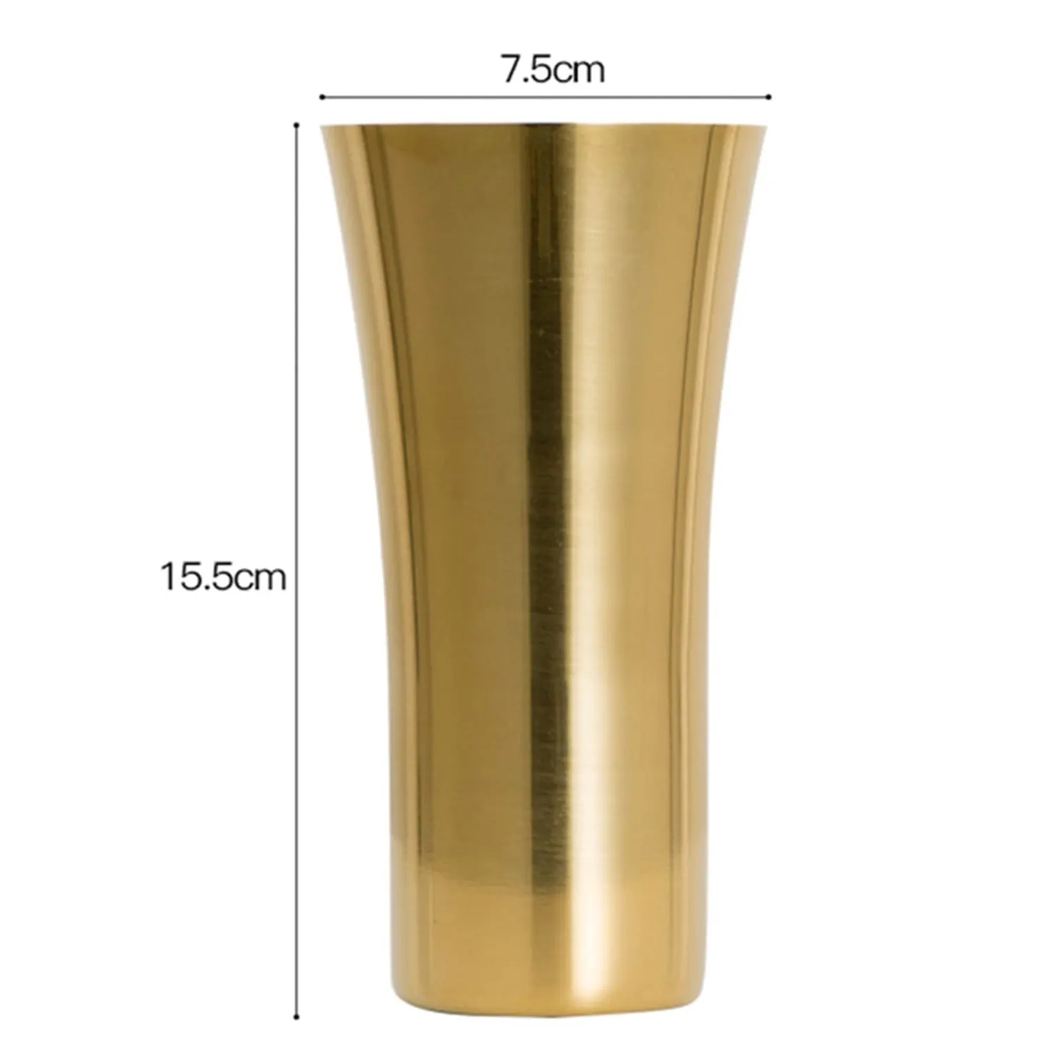 Elegant Vase Stainless Steel Decorative Water Cup 13