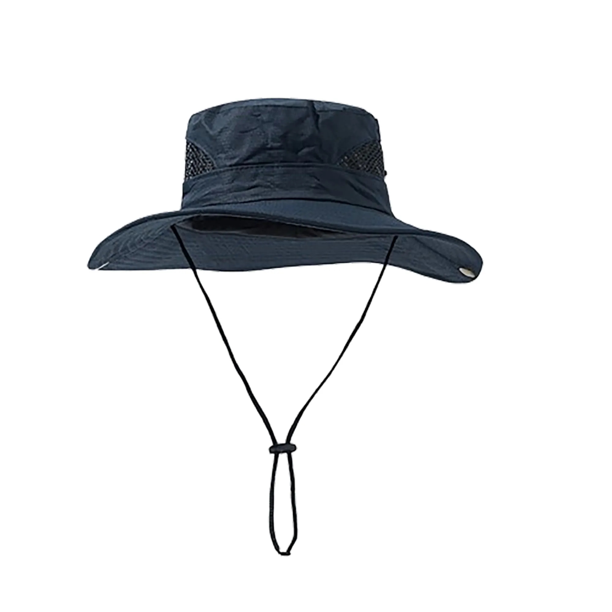 Wide Brim UV Protection Mesh Sides Bucket Fishing Hat 11