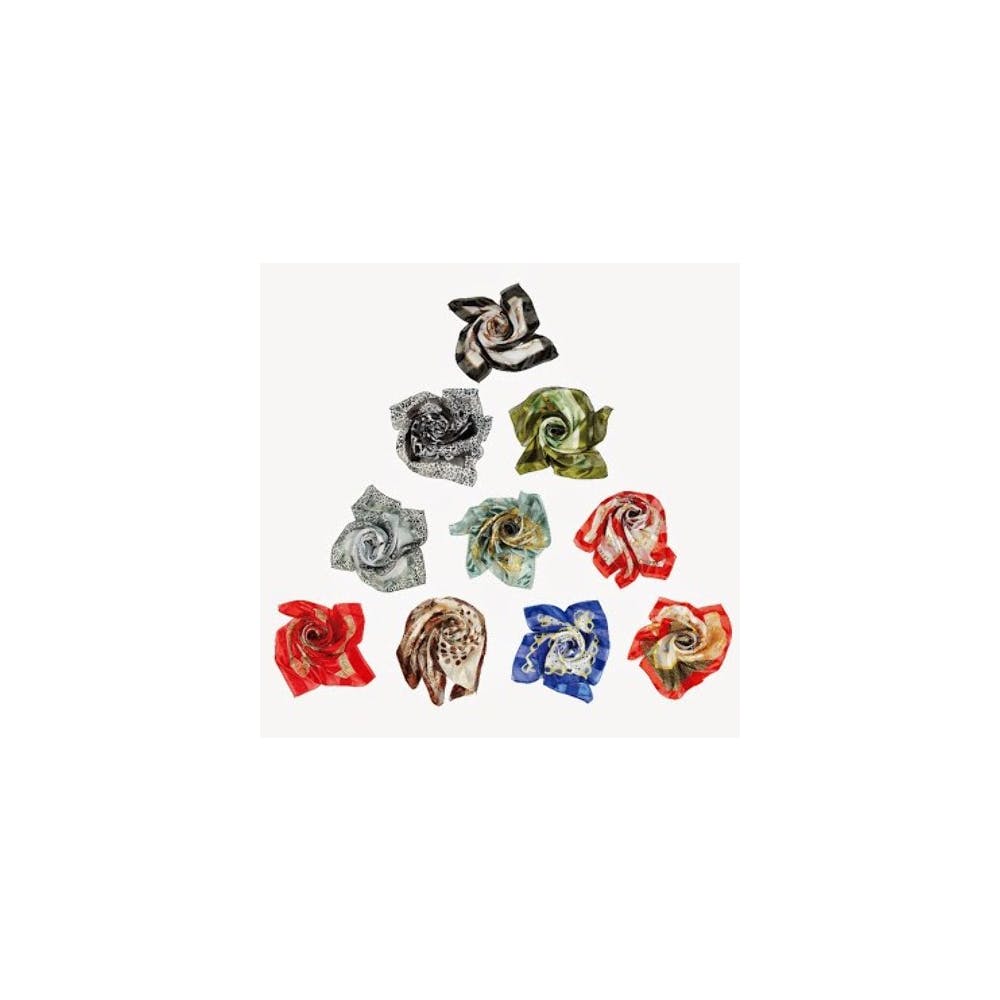 Silky Scarves Assorted 2