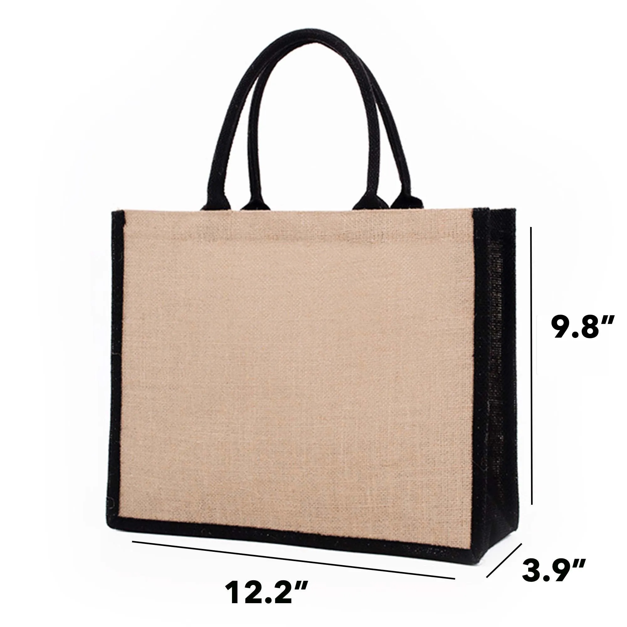 MOQ50 Jute Tote Bag, custom tote bag with logo imprint 16