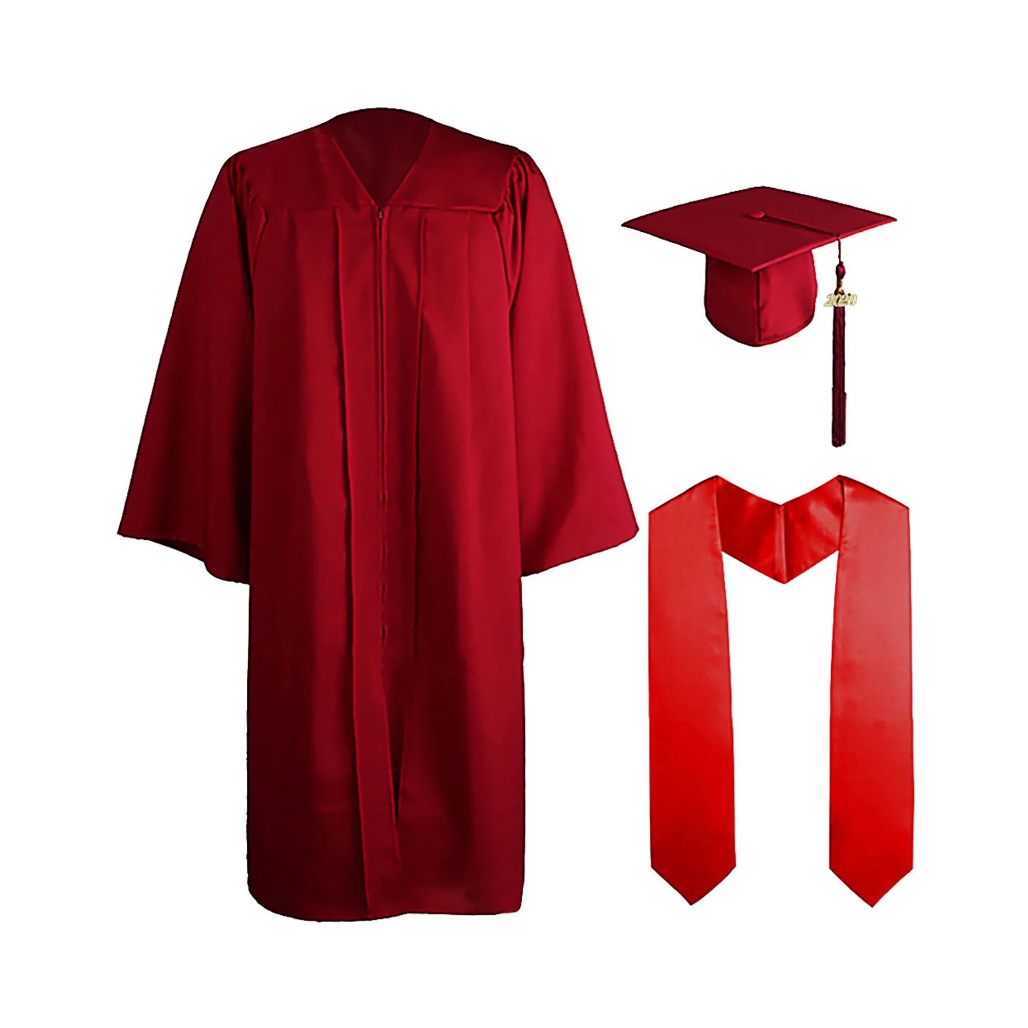 Graduation Ceremony Gown Suit With Hat Shawl 11