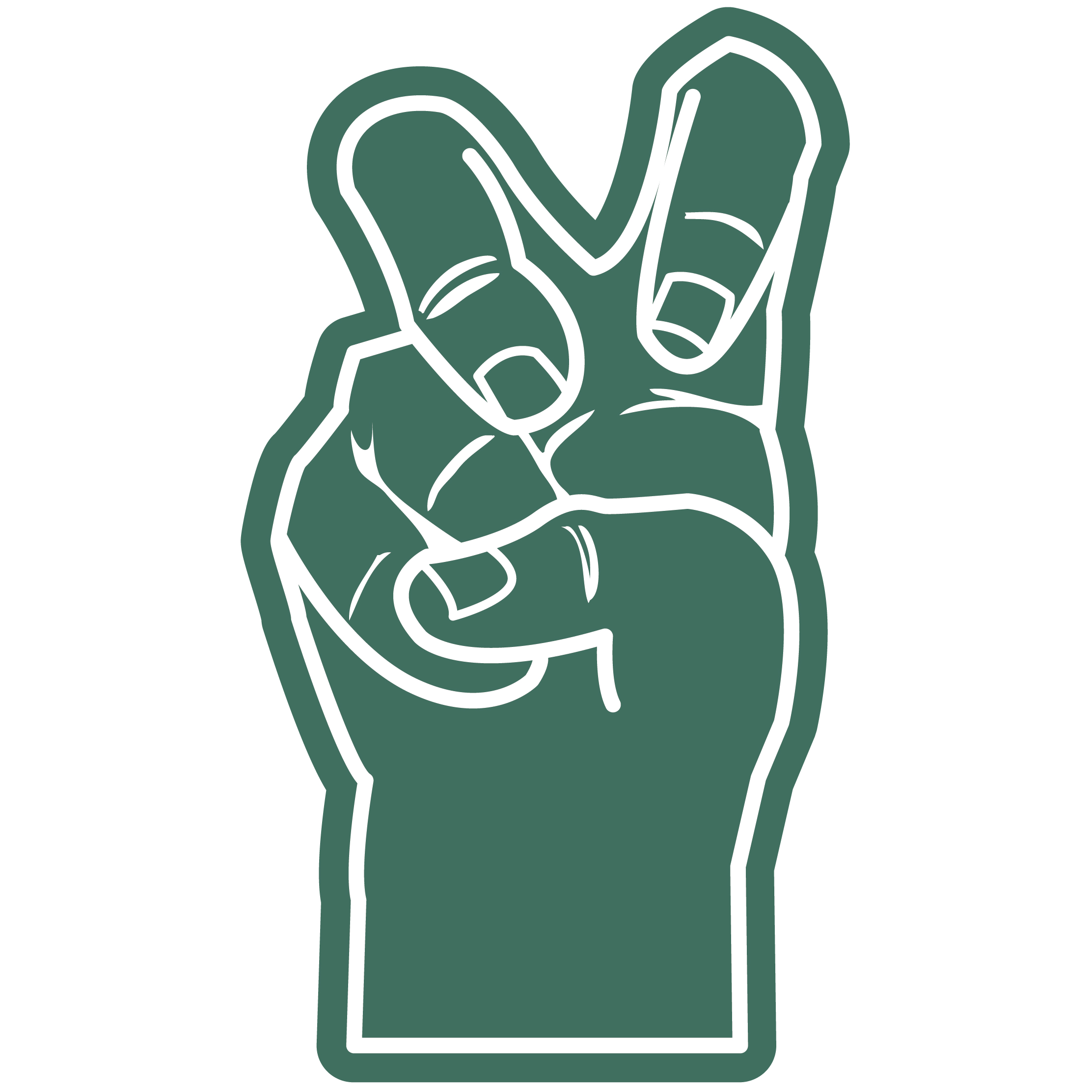 Bent Finger Frog Hand 70