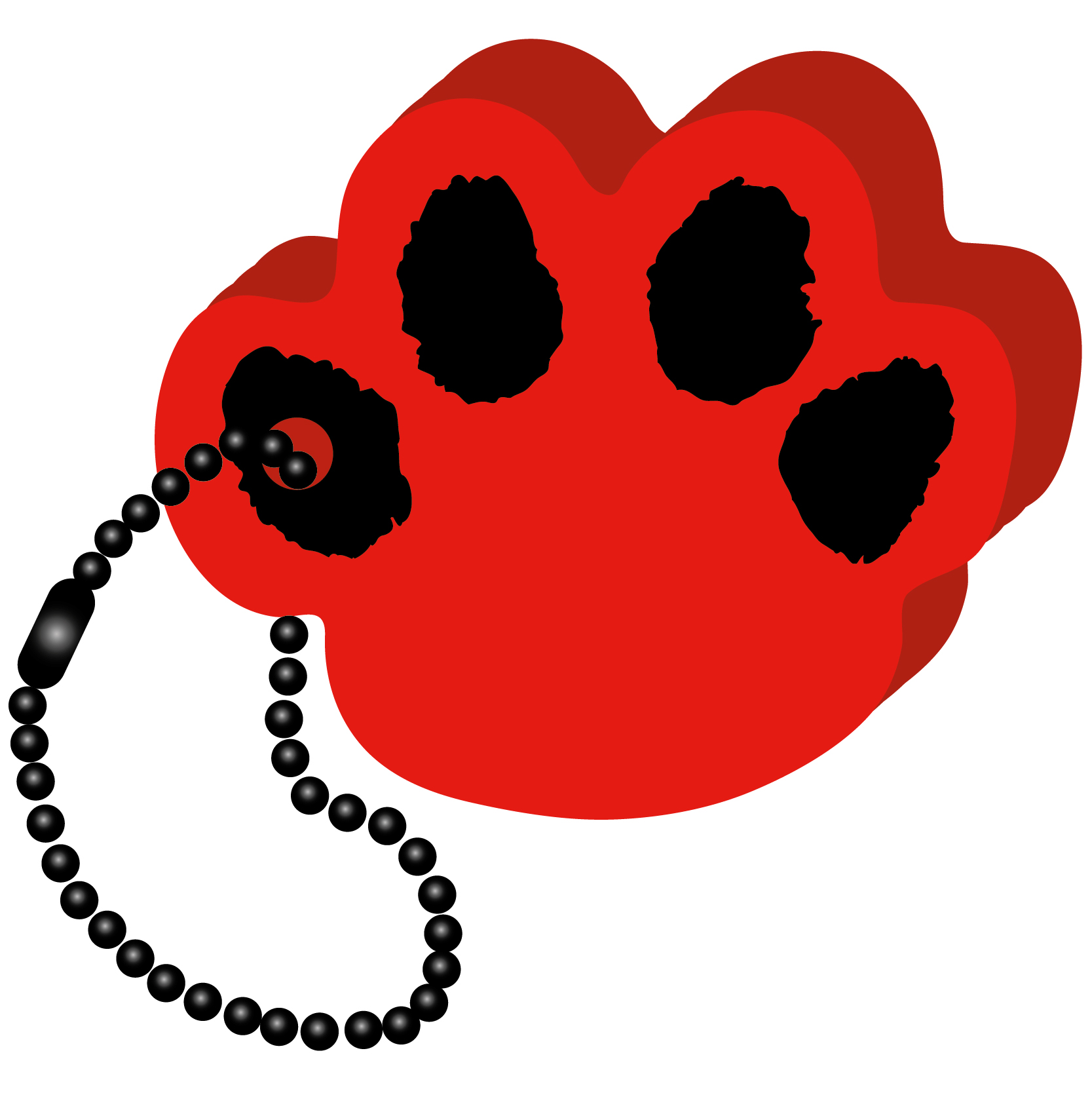 Paw Key Tag 40
