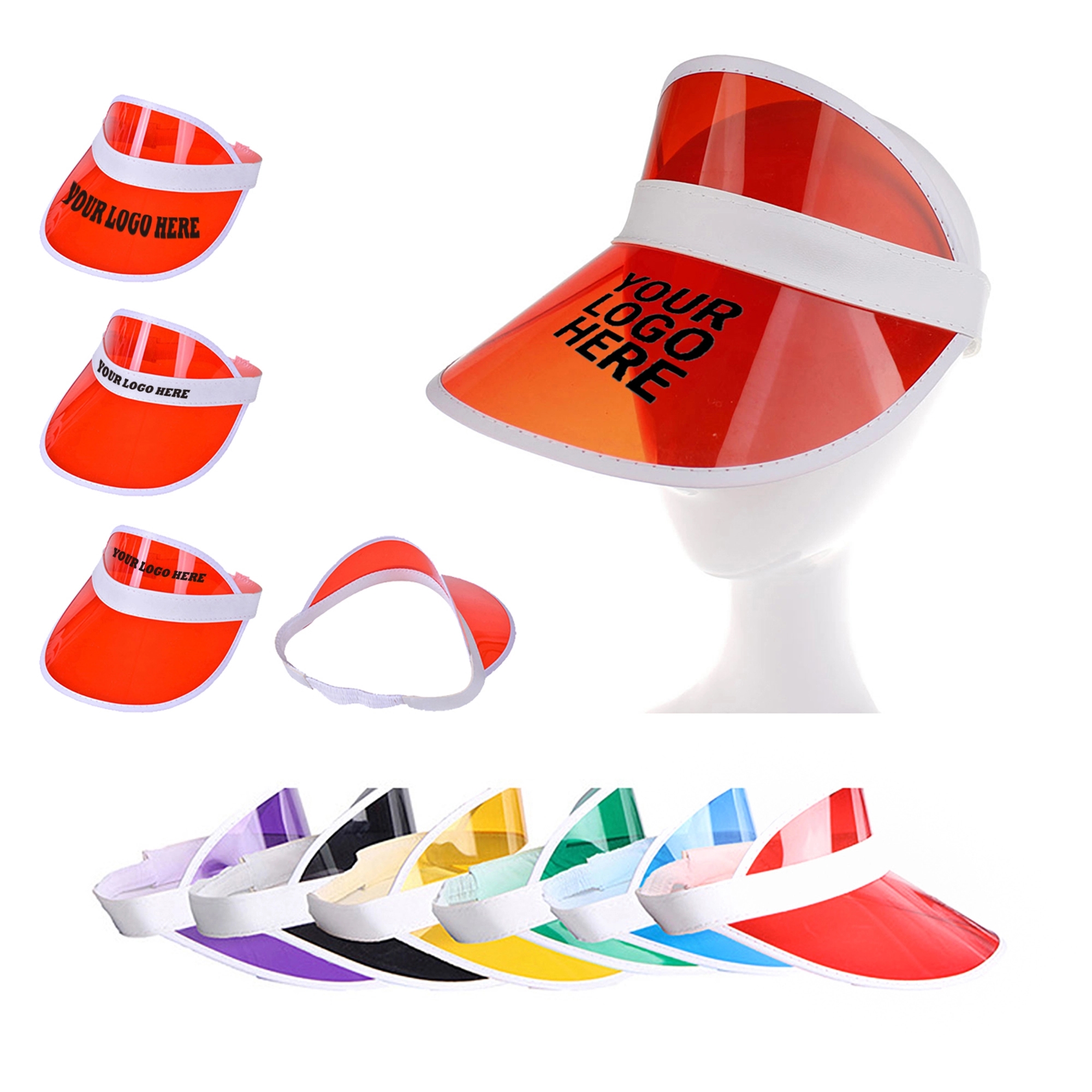 Rush Service UV Protection Sun Visor Hat Cap