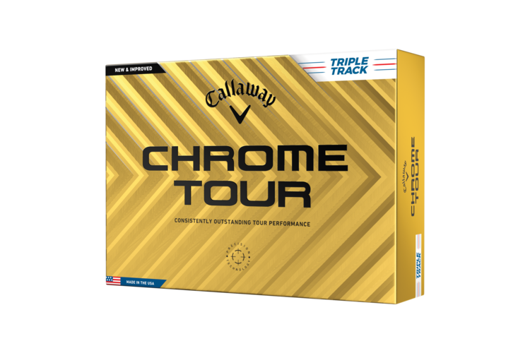 Callaway Chrome Tour Triple Track Golf Balls - White 3