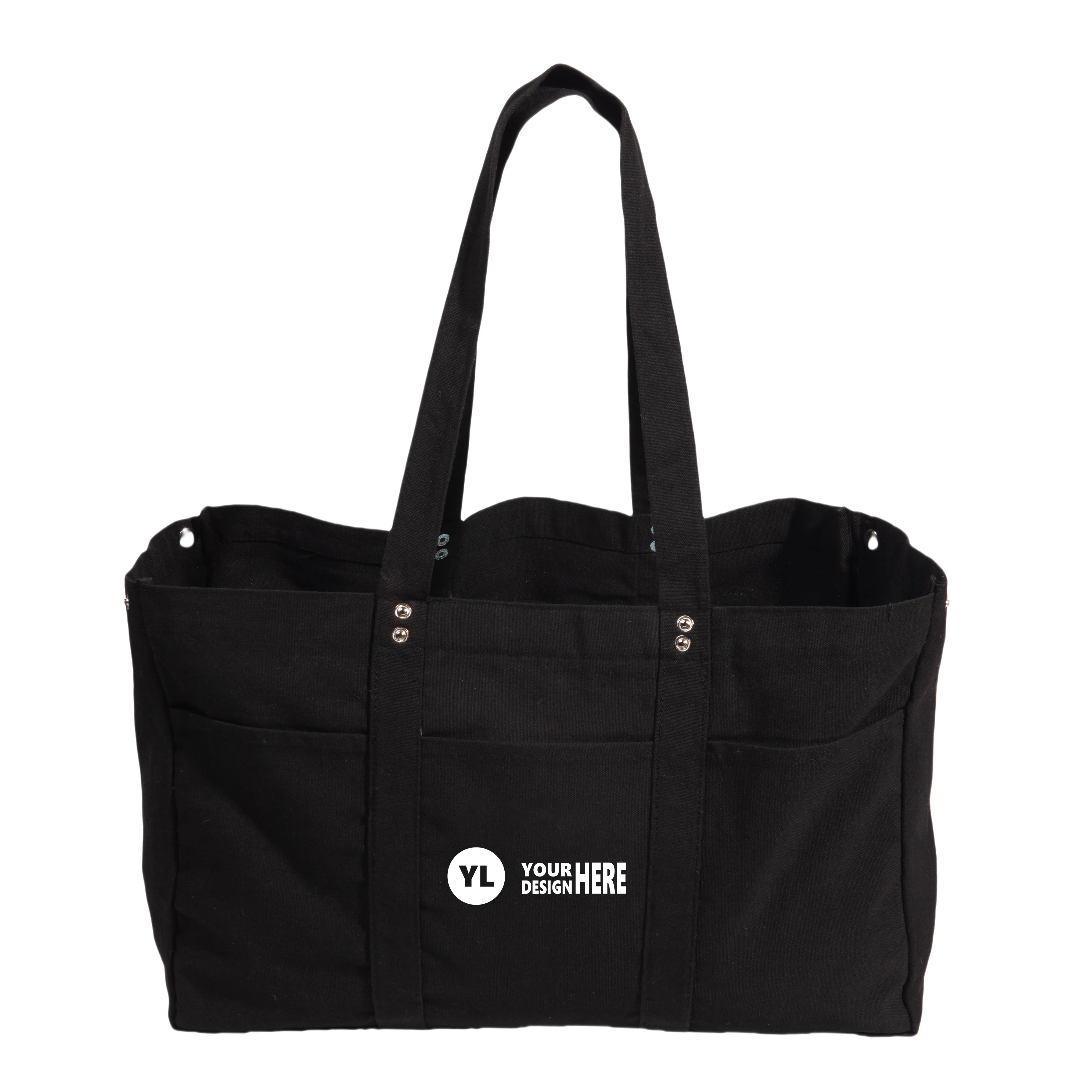 Canvas Utility Tote Bag, custom tote bag with logo imprint 4