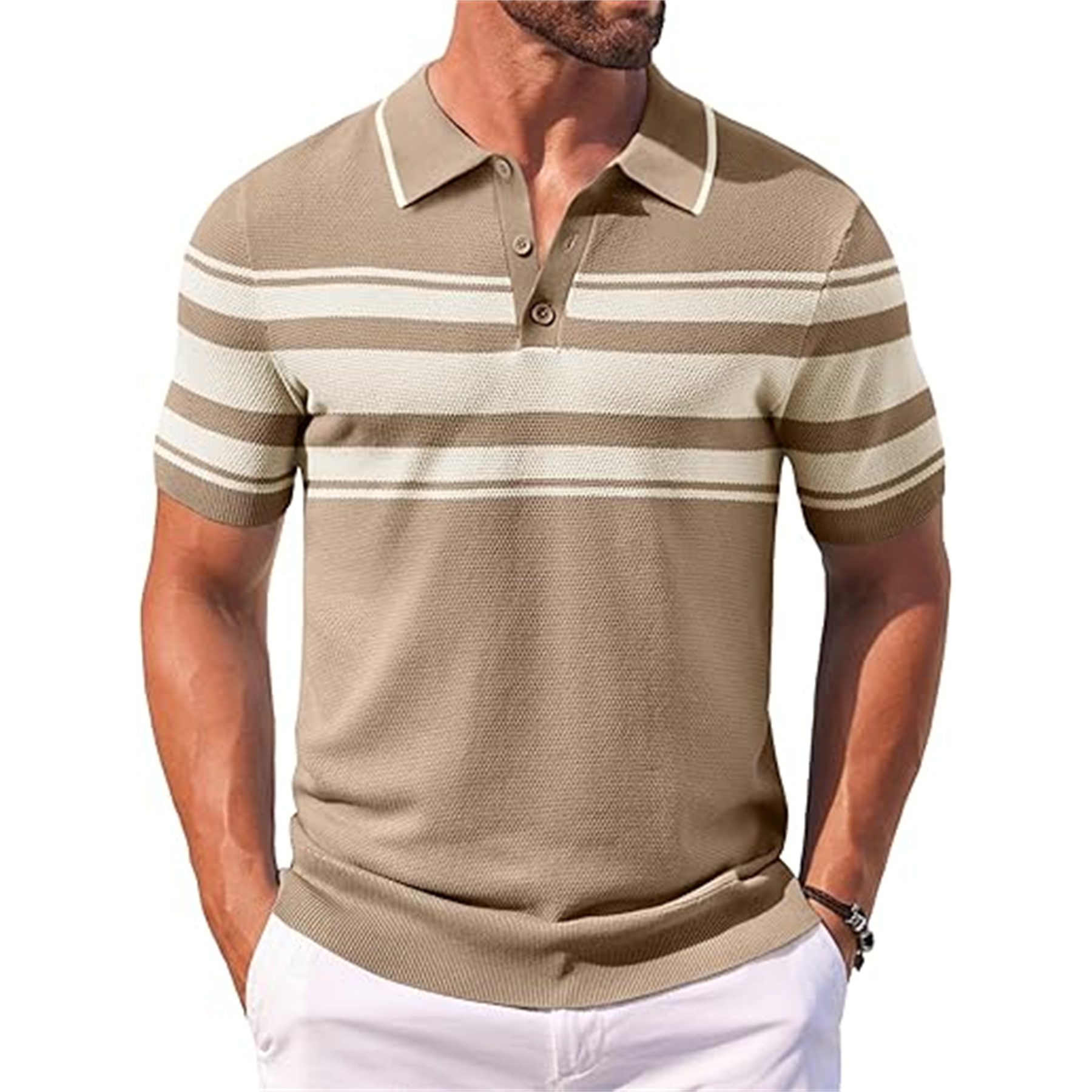 Men's Knit Golf Polo Shirt 48