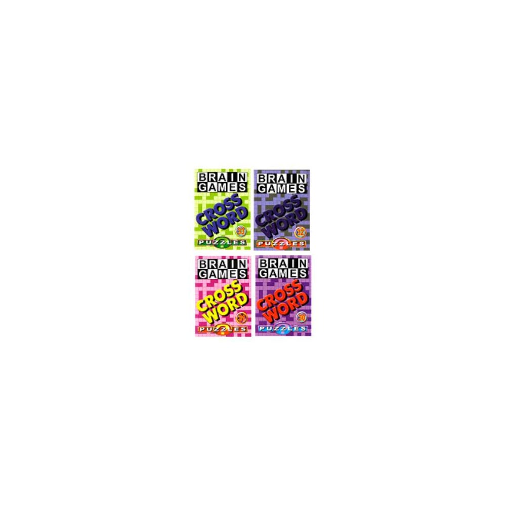 Crossword Puzzle Books - 96 Pages Four Titles 3