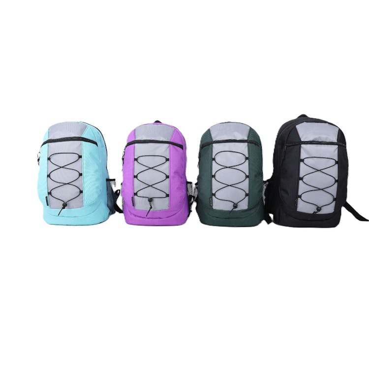 17" Classic Bungee Backpacks - Assorted Colors 3