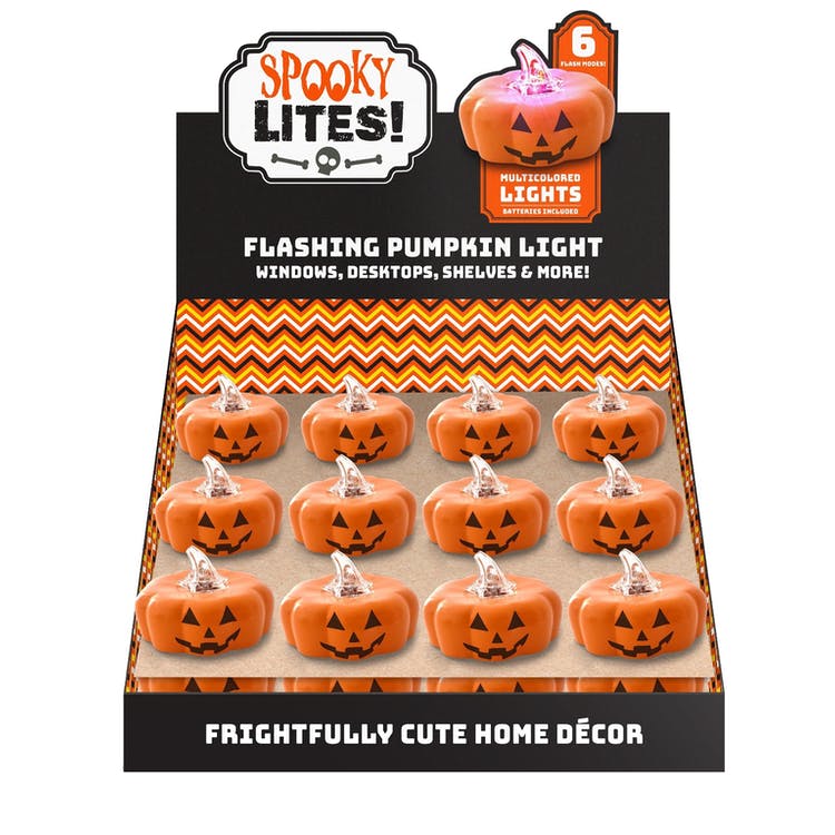 Flashing Pumpkin Lights - Six Modes 3