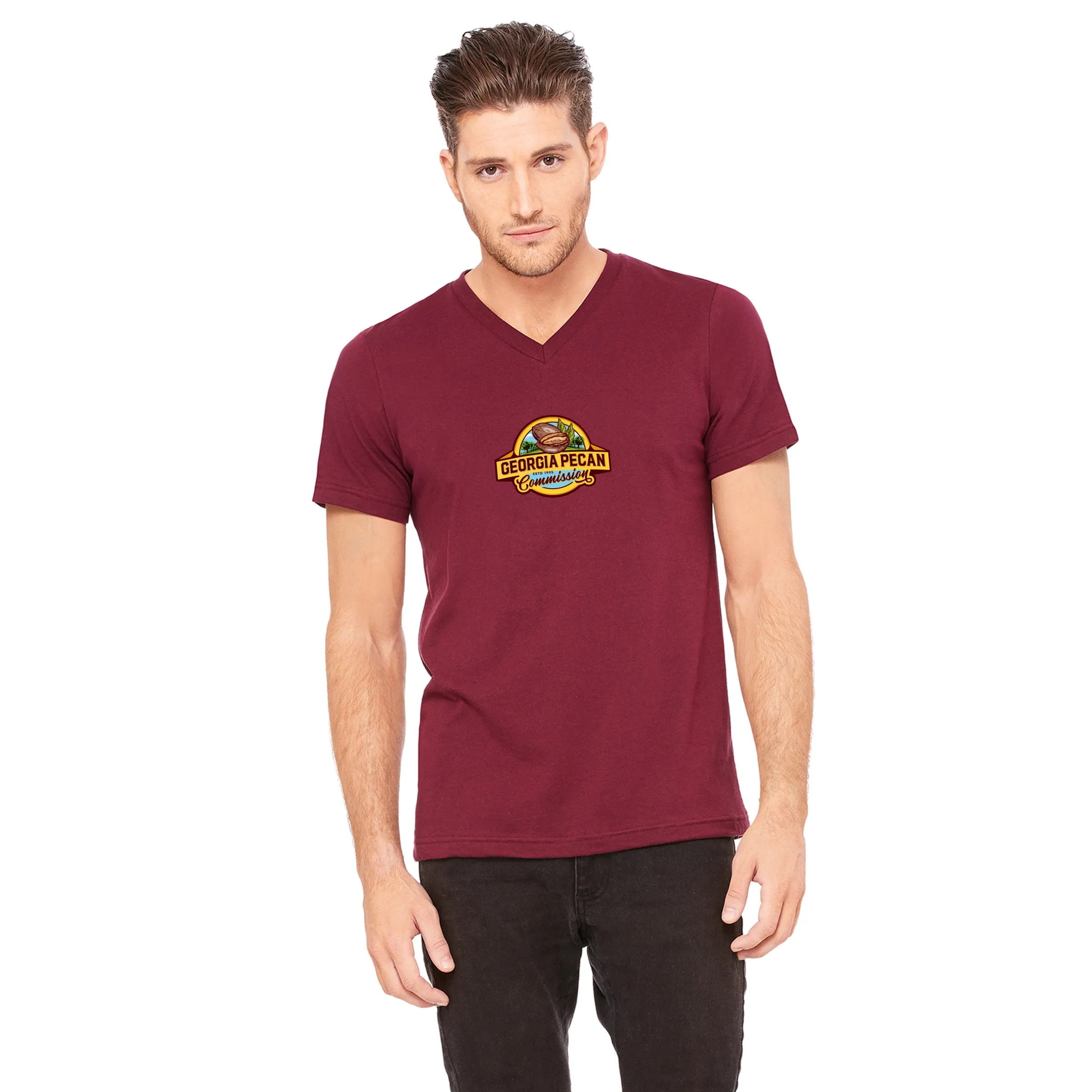 Bella + Canvas - Unisex Jersey Short-Sleeve V-Neck T-Shirt 1