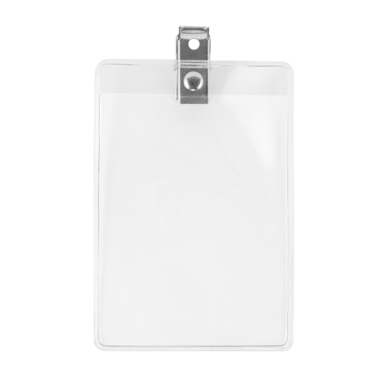 "HILLIARD H" Clear Badge Holder Fits 2-1/2" X 3 3/4" Insert 5