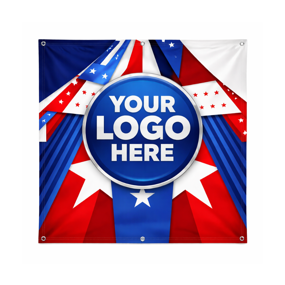 5'x5' Digital Print Vinyl Banner Single sided (Fabric Only)