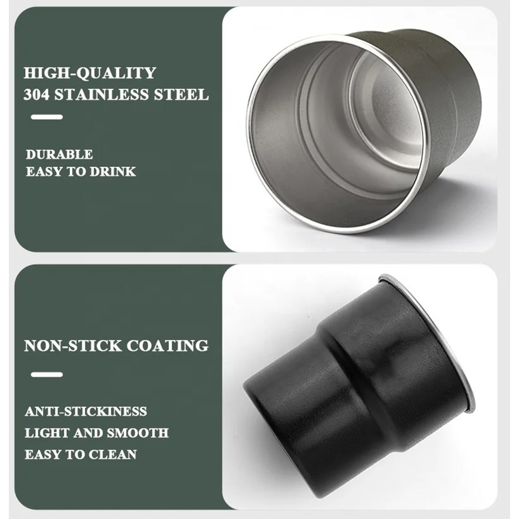 Outdoor custom stainless steel camping coffee cup 8