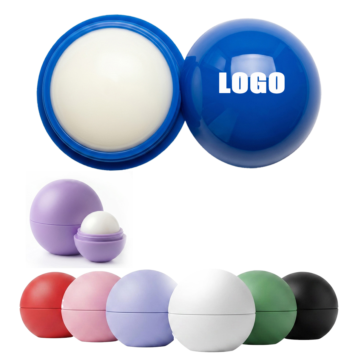 Round Scented Lip Balm