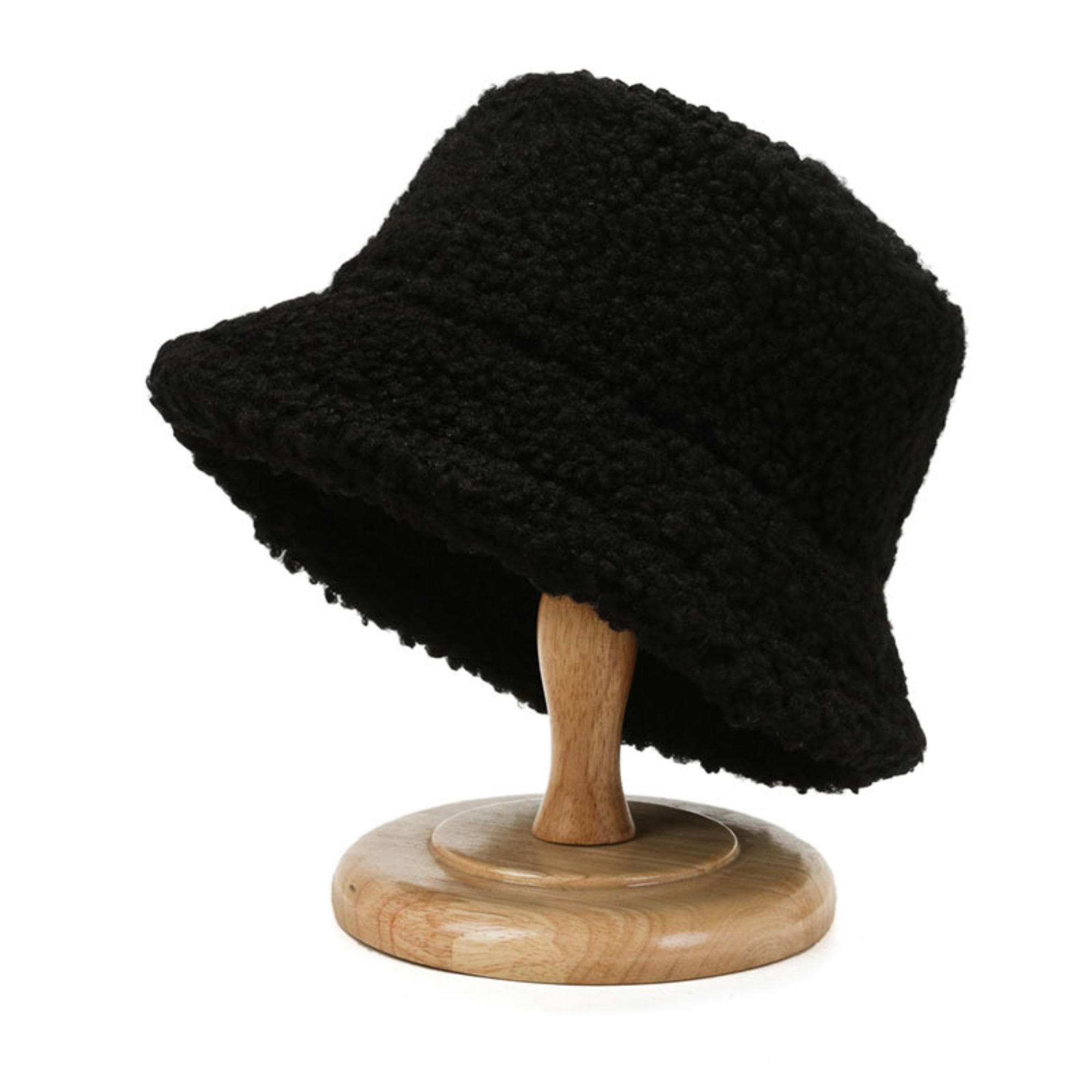 Soft Sherpa Fleece Bucket Hat for Women Winter Style 15