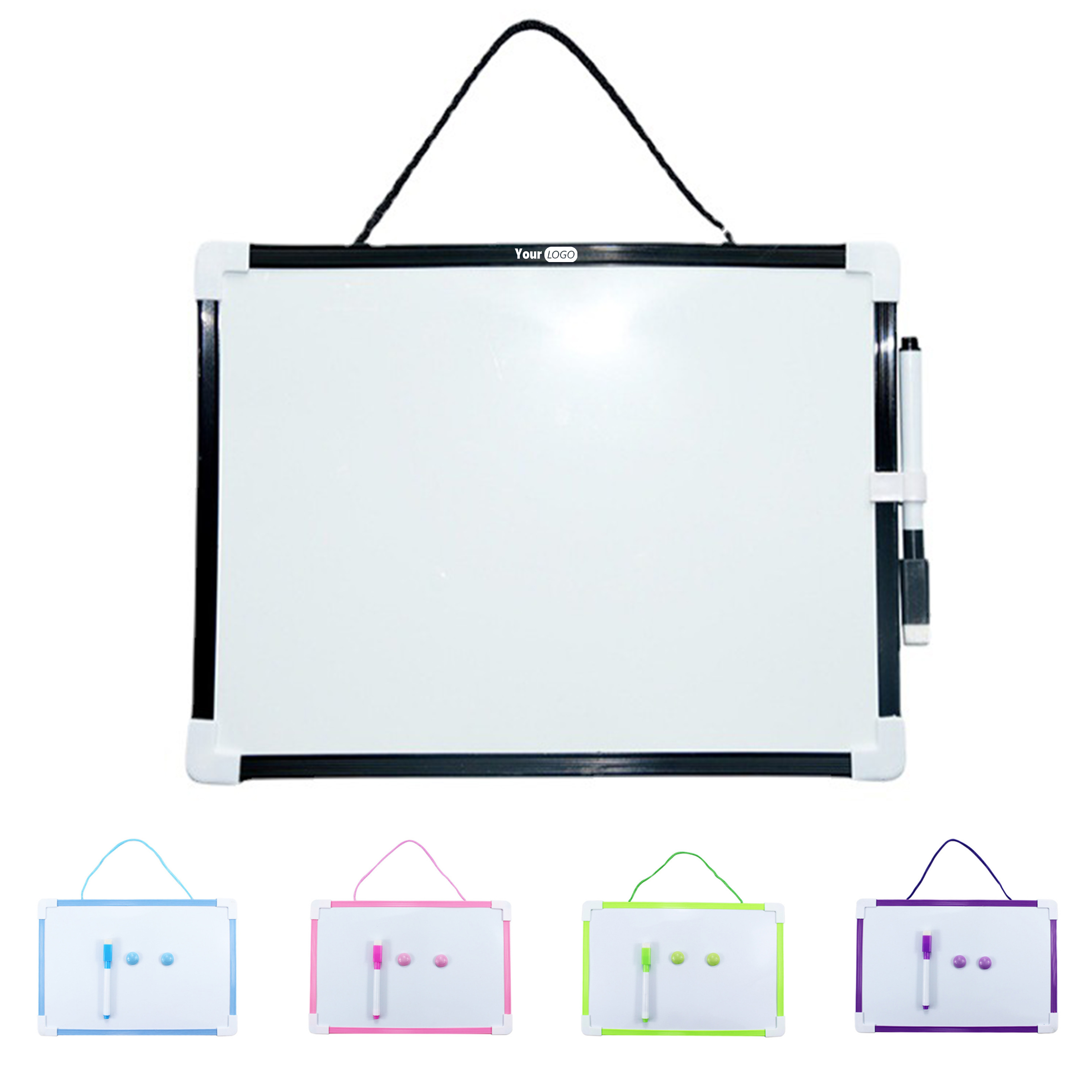 Magnetic Whiteboard with Marker and Magnets 8