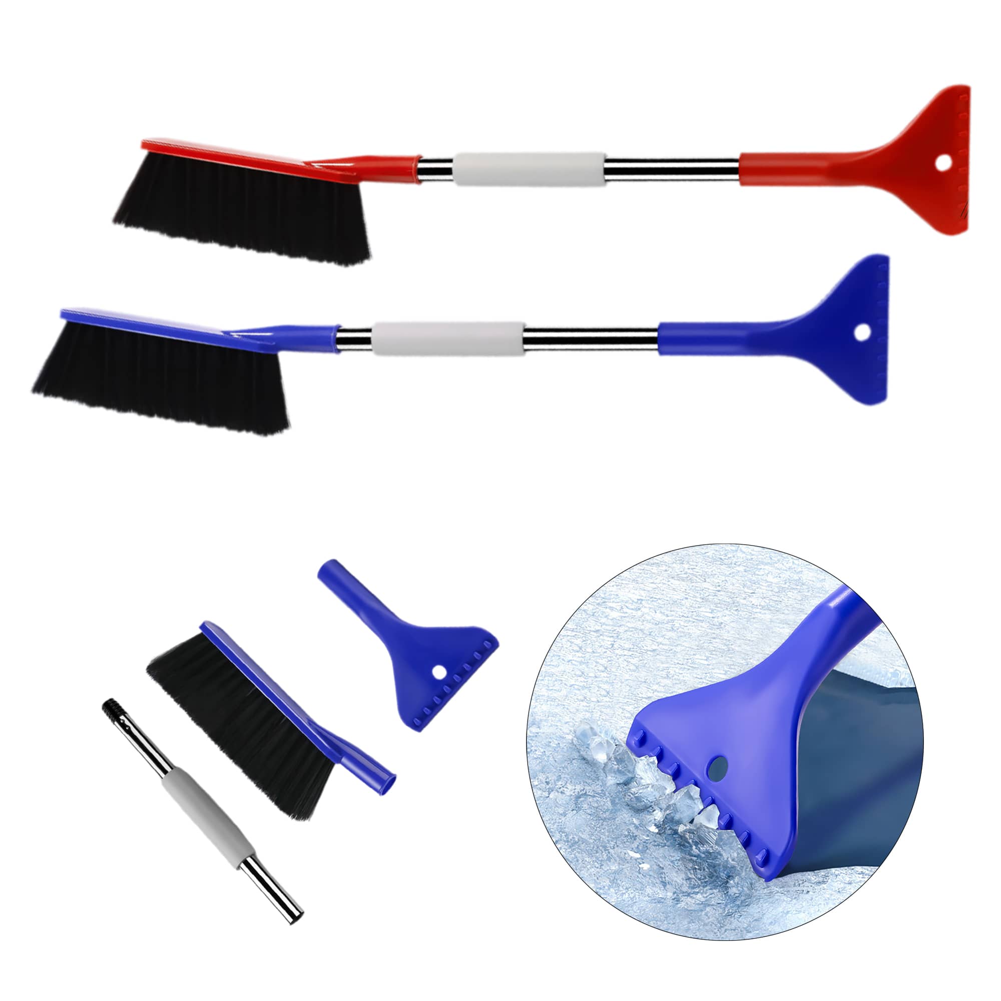 Car Snow Removal Brush Scraper 4