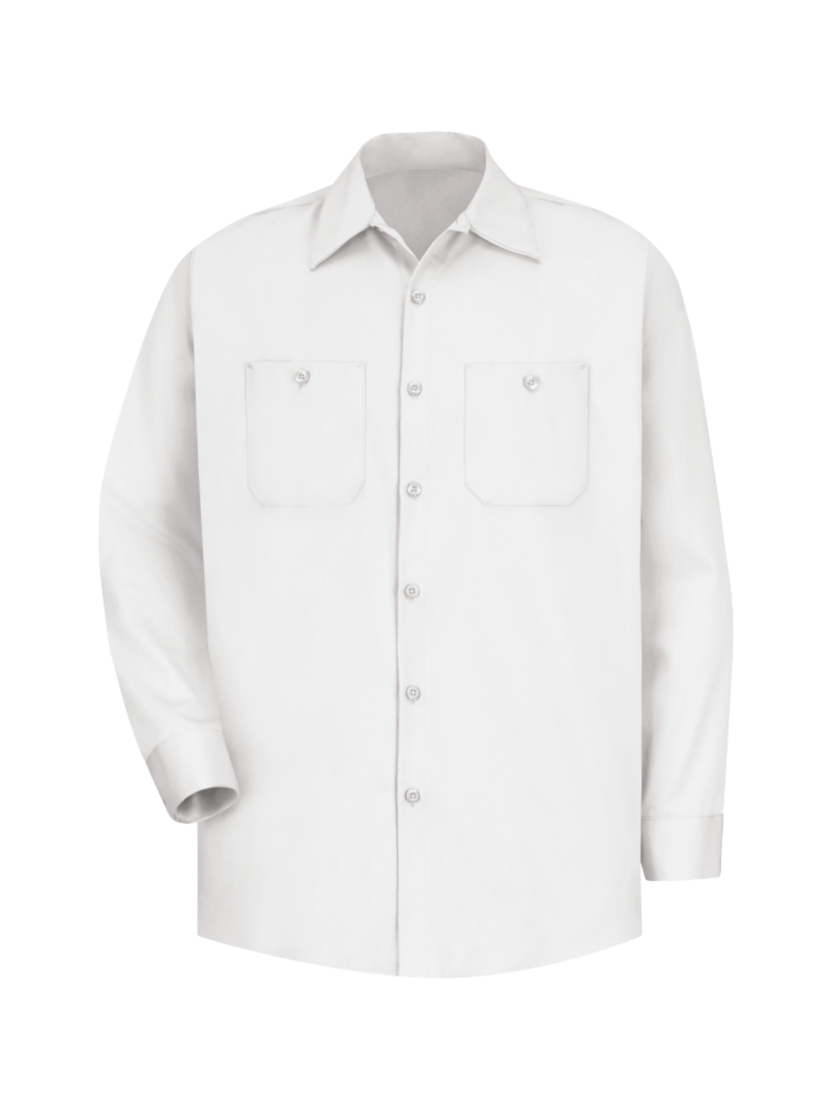 Red Kap Shirts - Men's Long Sleeve Wrinkle-Resistant Cotton Work Shirt