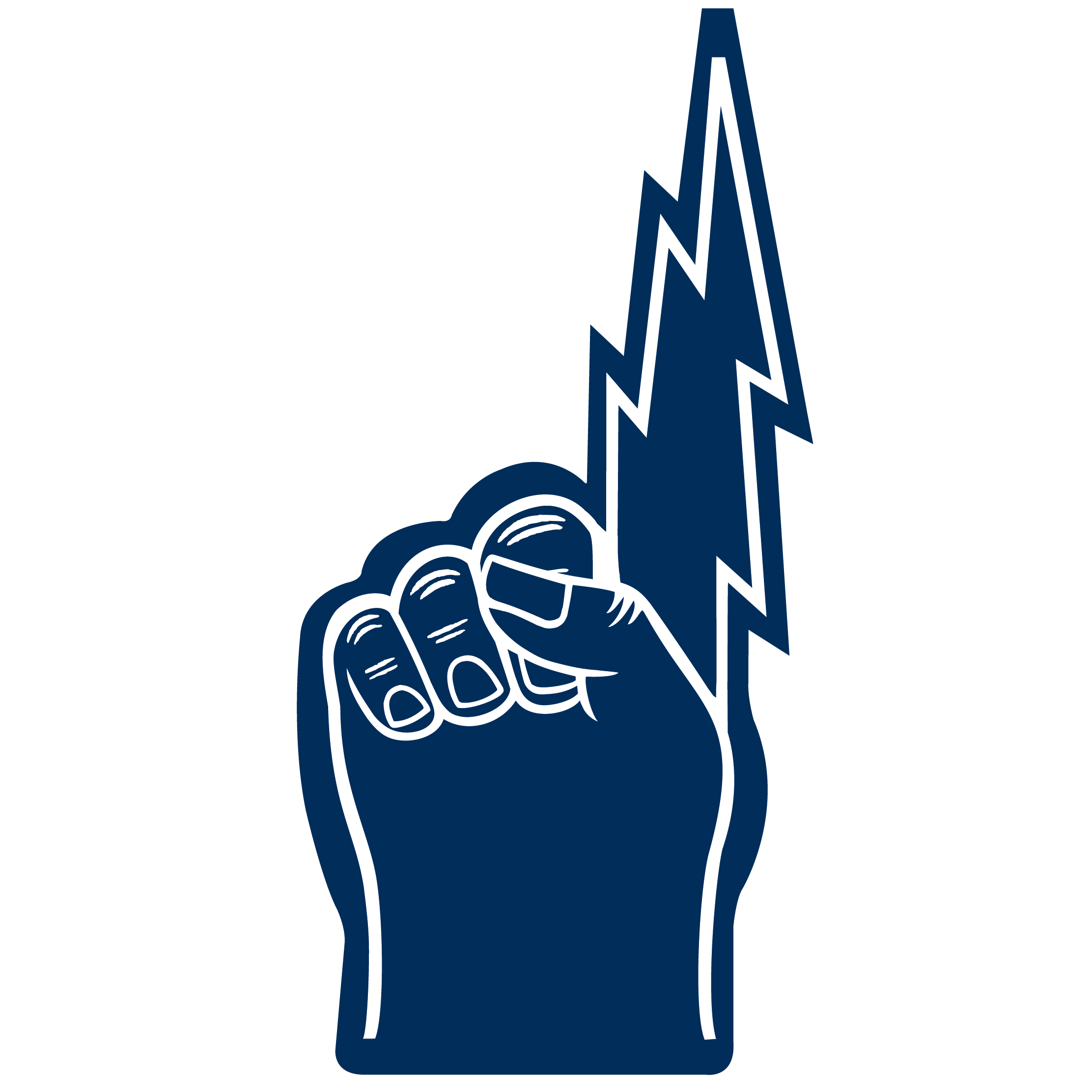 18" Lightning Bolt Hand 48