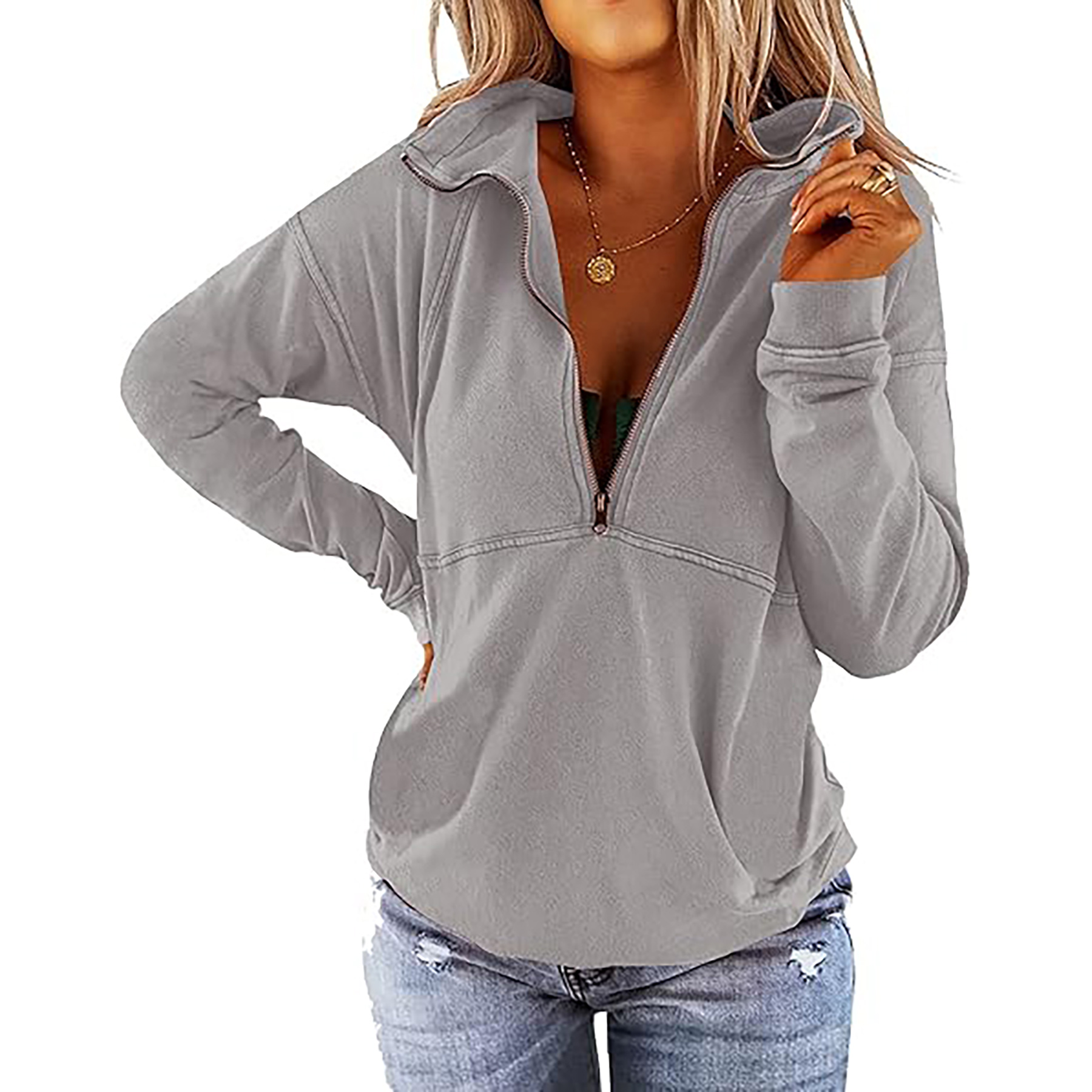 Loose Fit Casual Pullover 37
