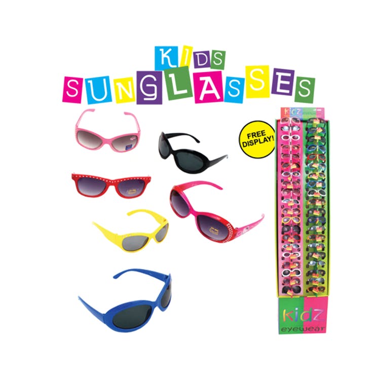 Kids' Assorted Sunglasses - Plastic Floor Display 3