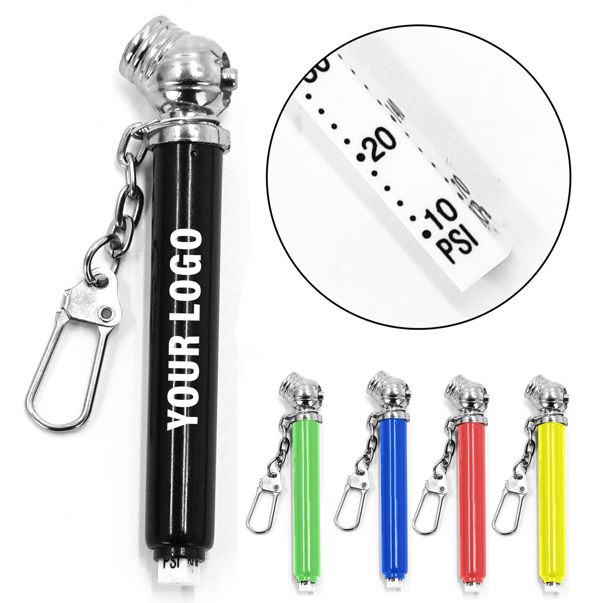 Tire Pressure Gauge Keychain 4