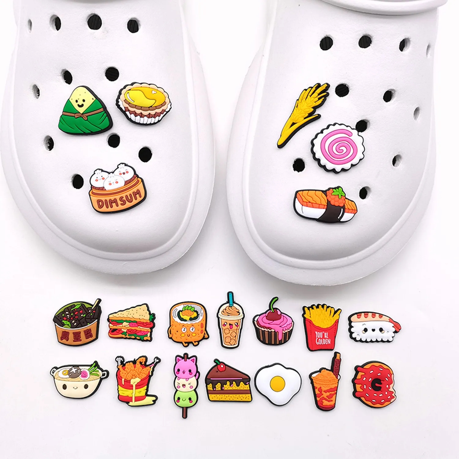 PVC 20PCS Different Shoe Charms for Decoration 9