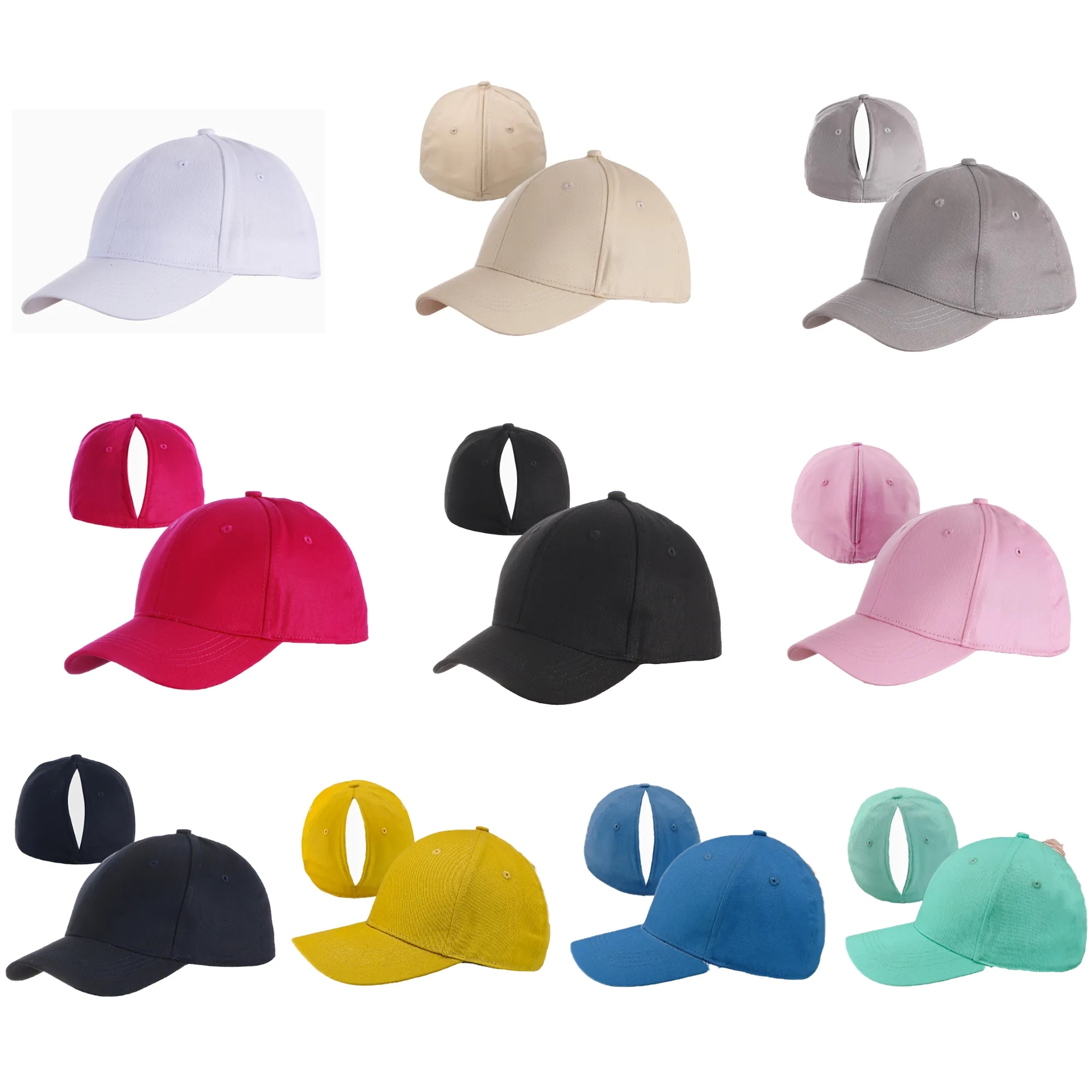 Magnetic Ponytail Baseball Cap 5