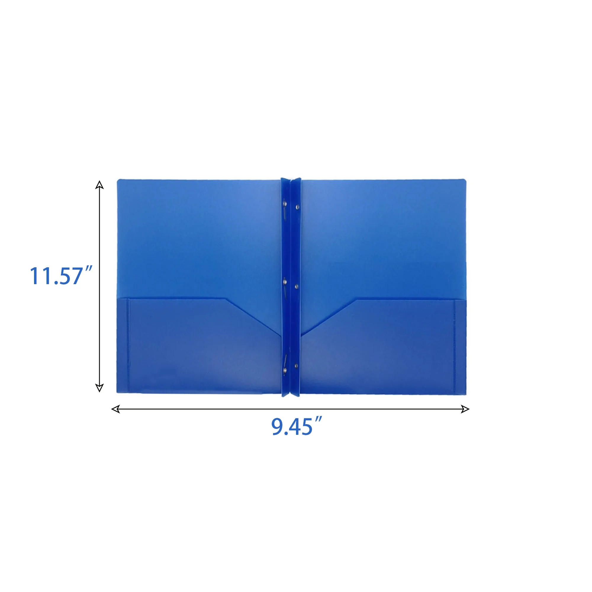 Heavy Duty Plastic Folders with Two Pockets 7