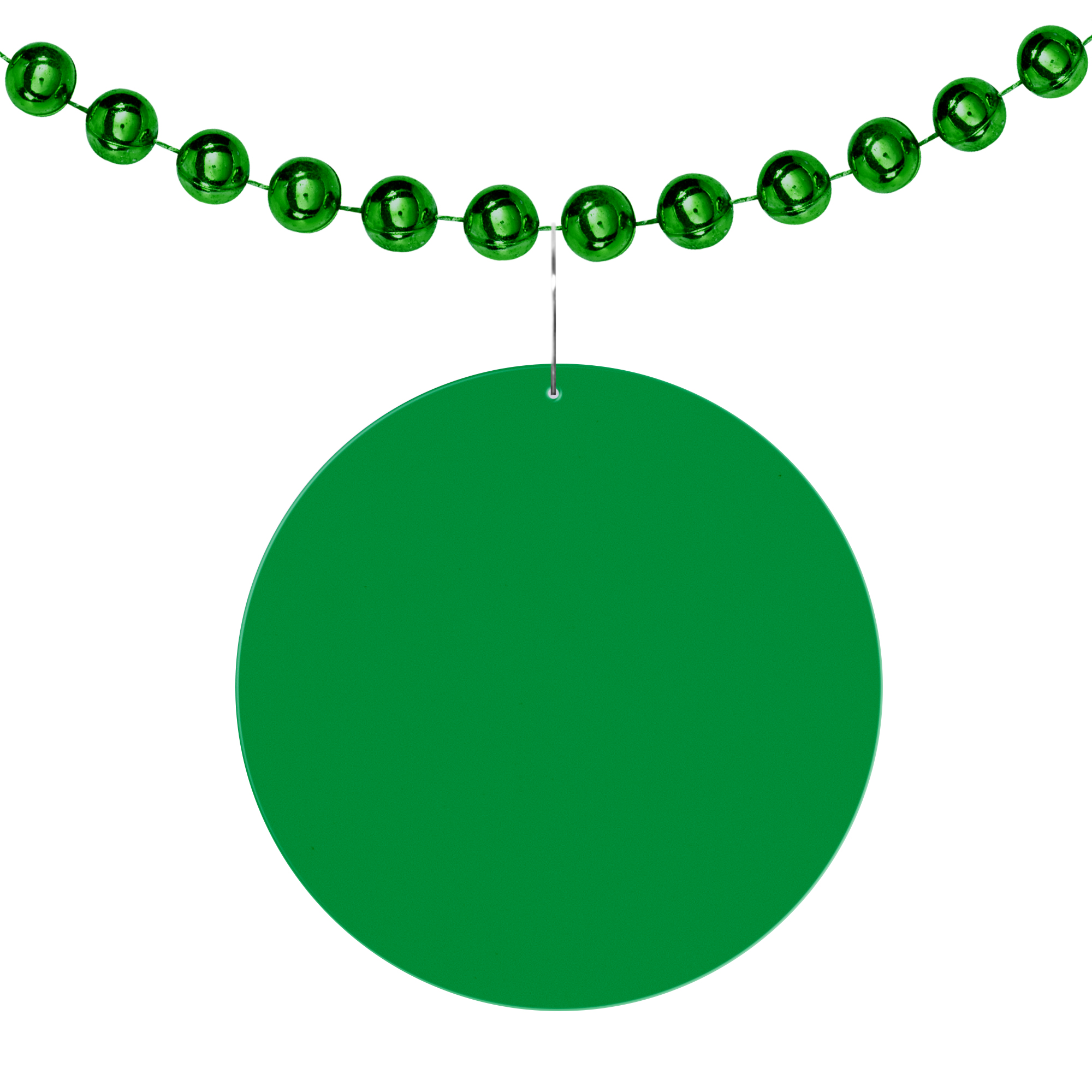 Green 2 1/2" Medallion Badge(Pad Print) 3