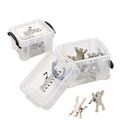 Mini Storage Box w/8 Man Shaped Paper Clip