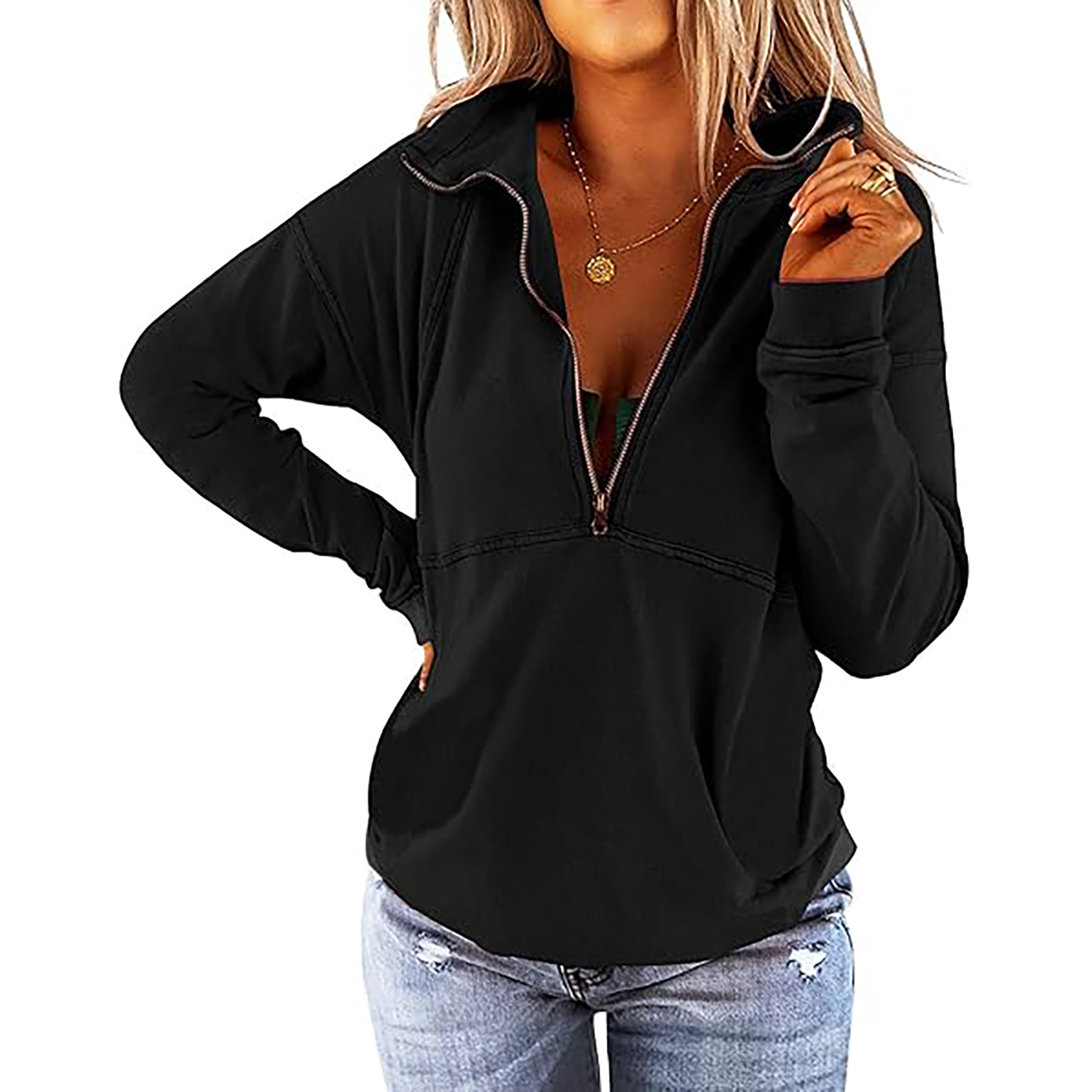 Loose Fit Casual Pullover 38