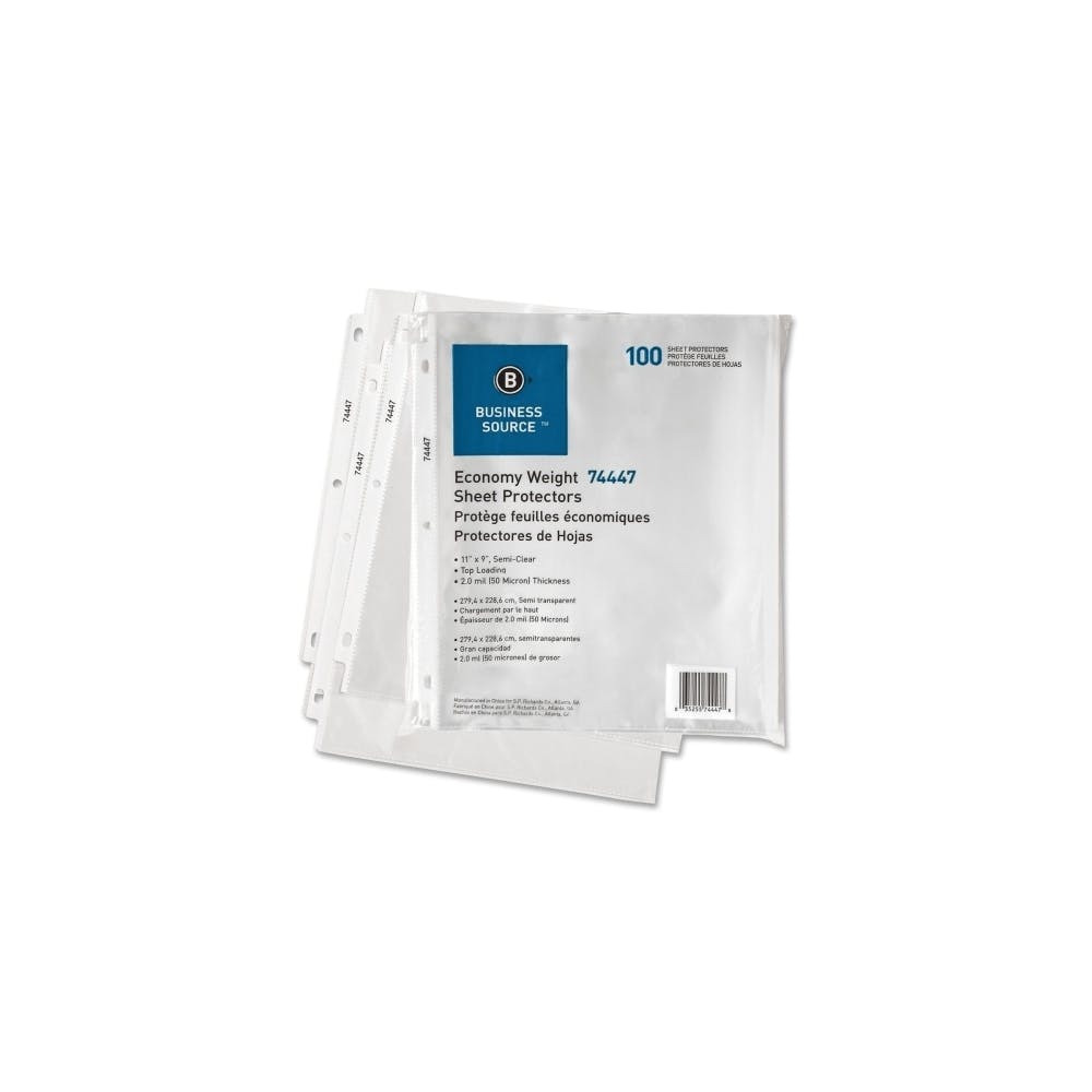 Sheet Protectors - Top Load 2.0 mil 11" x 8.5" 3