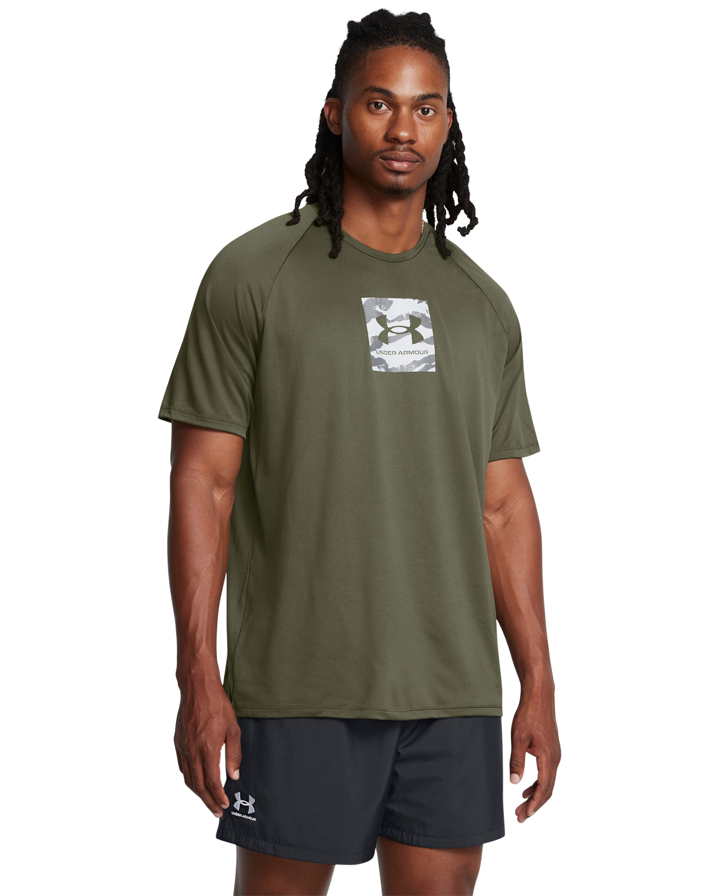 UA Tech Print Men's Short Sleeve 3