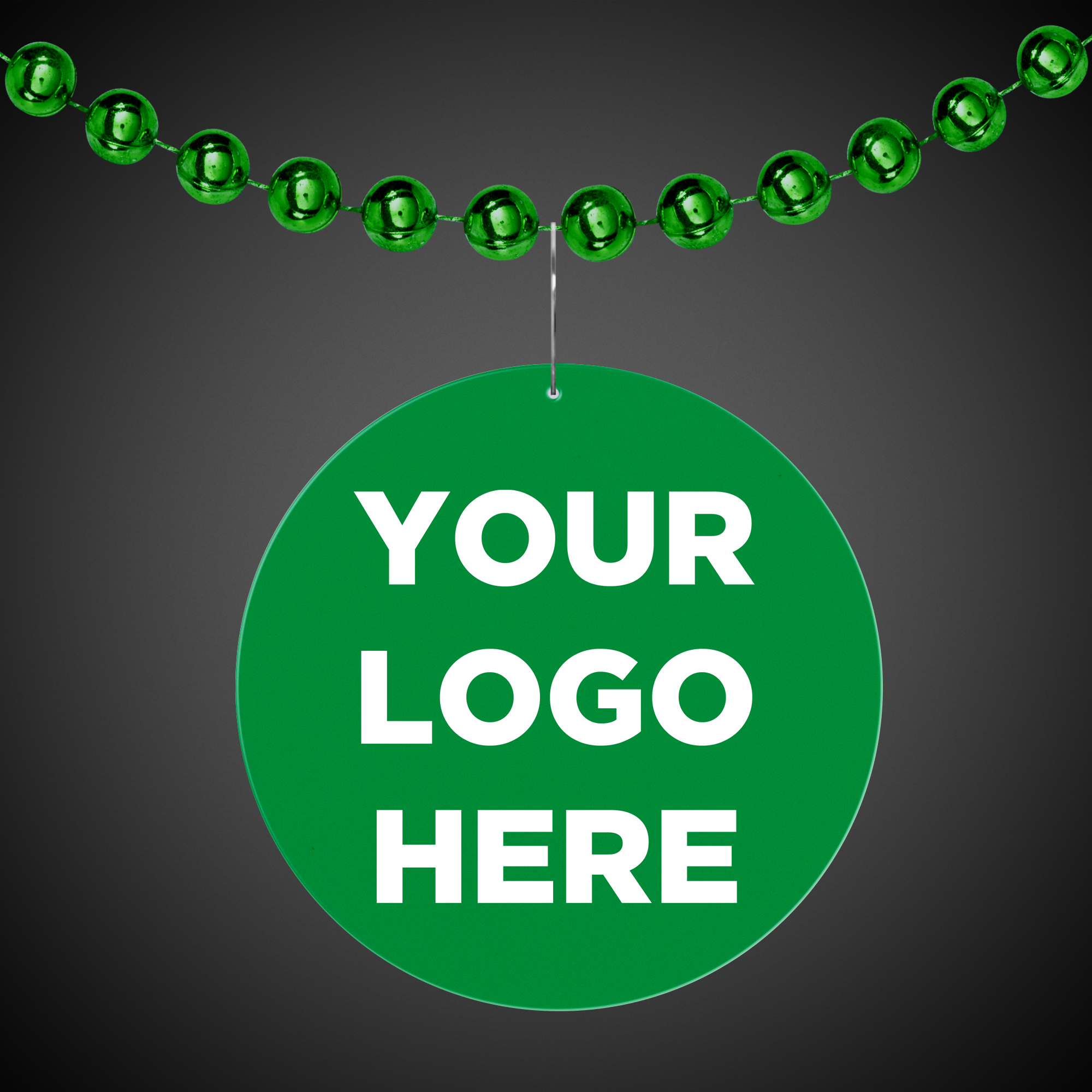 Green 2 1/2" Medallion Badge(Pad Print) 2