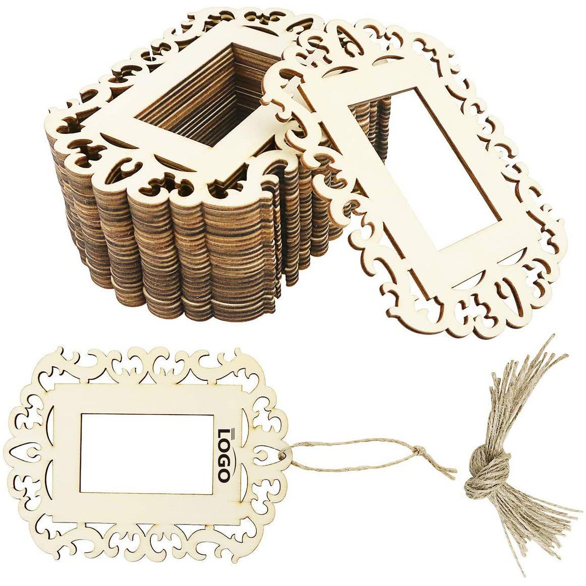 Wooden Picture Frames Unfinished Photo Decoration 5