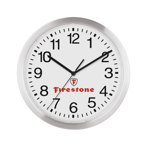 12" Slim Metal Wall Clock"