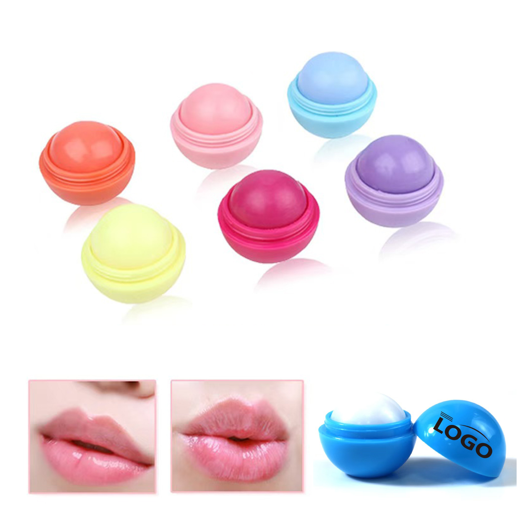 Round Shape Lip Balm