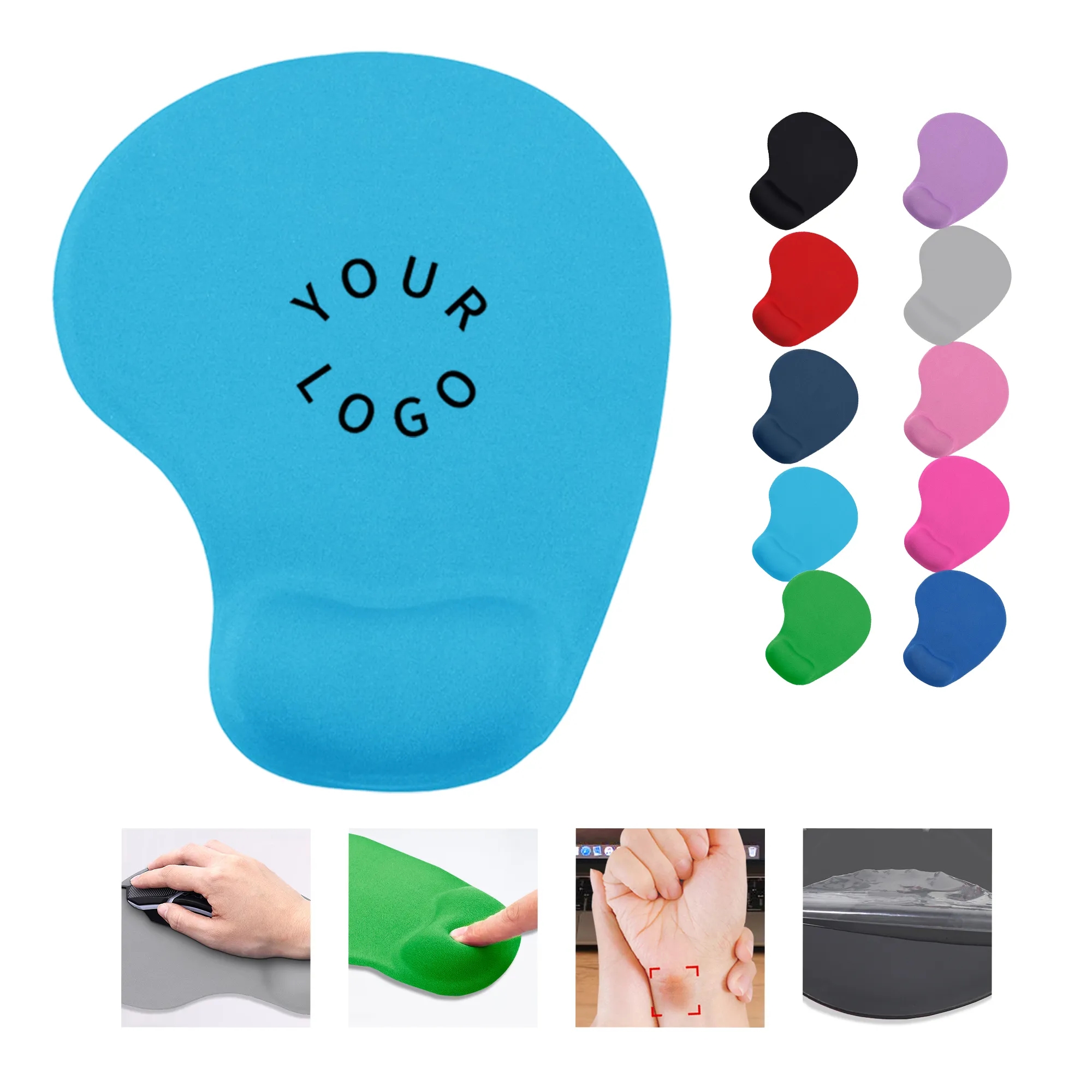 Silicone Wrist Support Mouse Pad