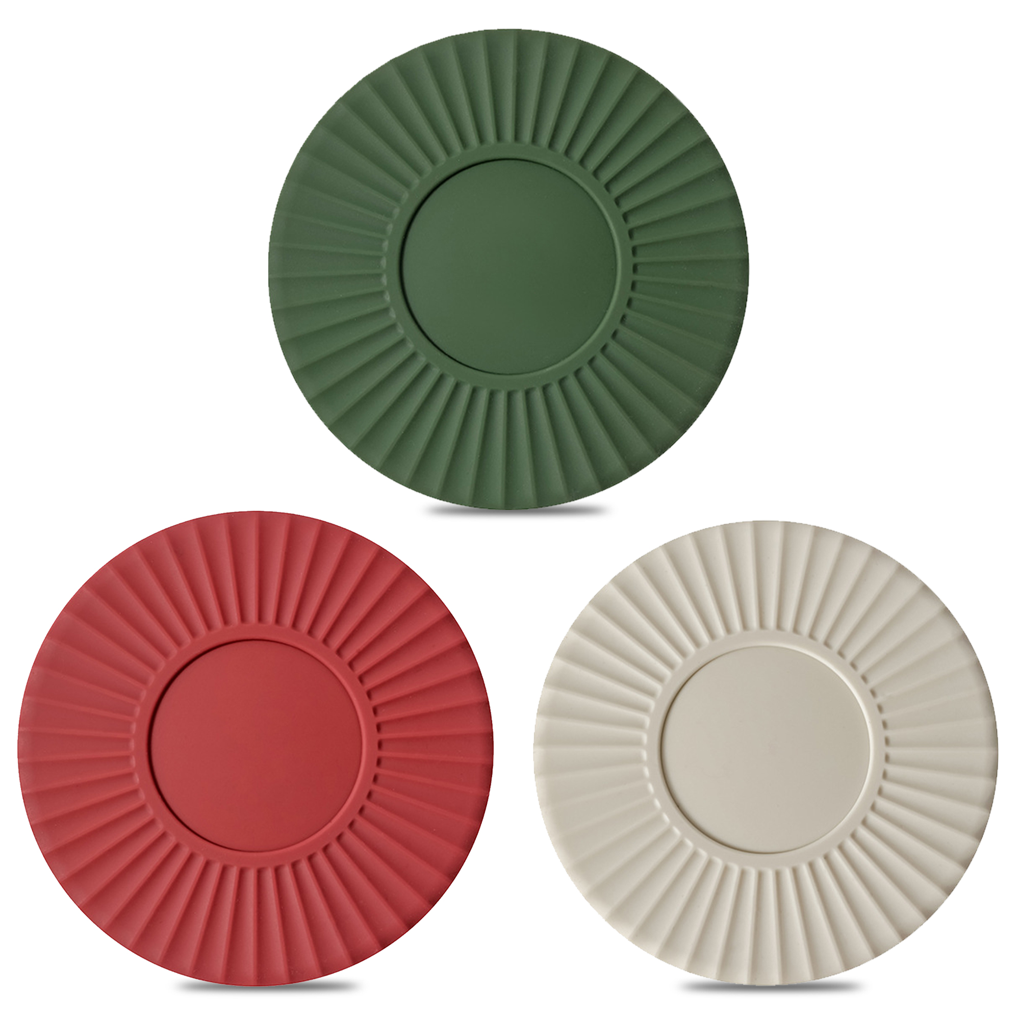 Thickened Silicone Coaster Desk Tabletop Protection Decor 7