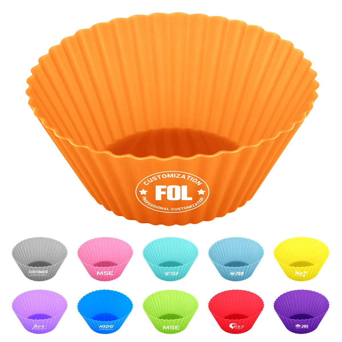 Reusable Silicone Baking Cups