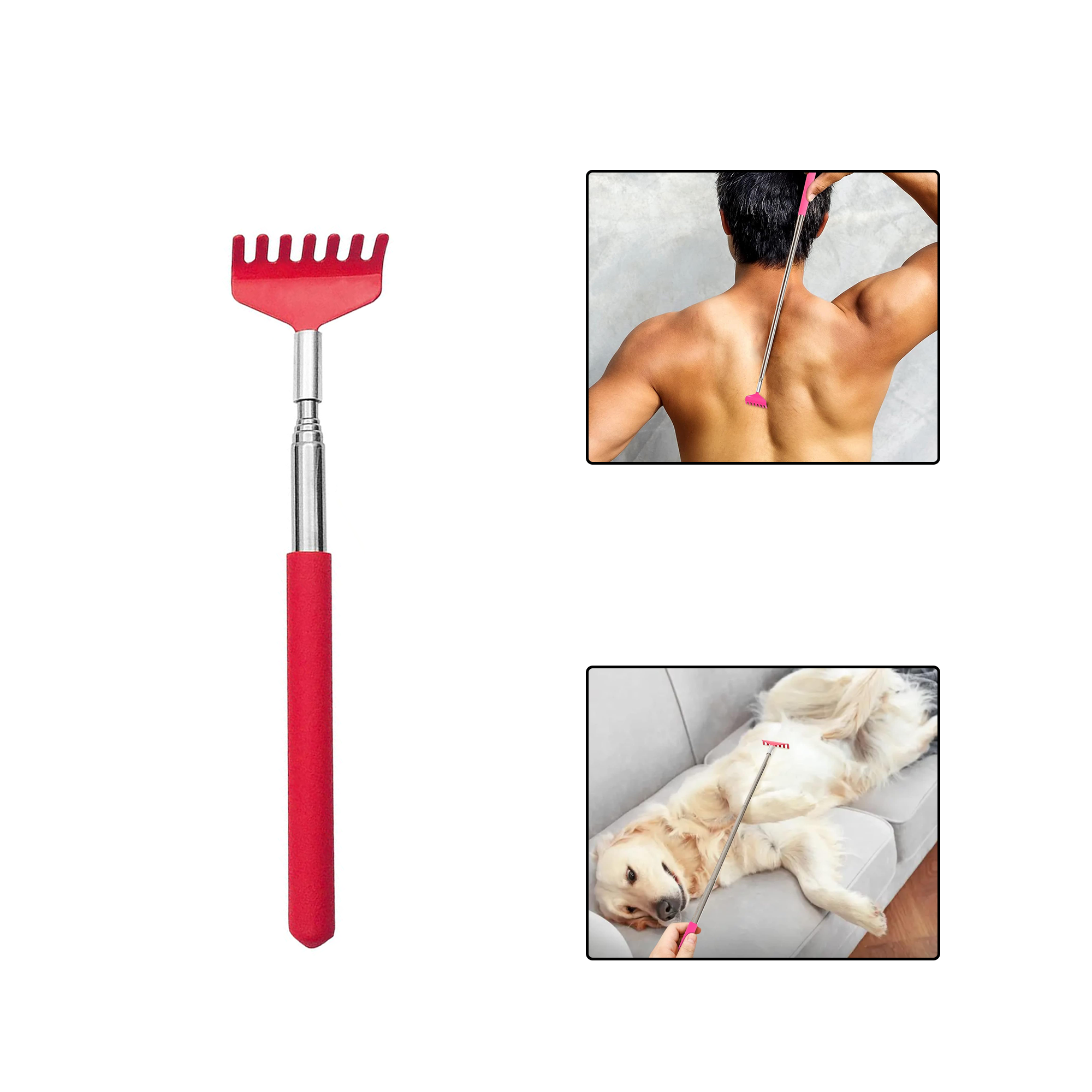 Retractable Metal Head Scratcher 9
