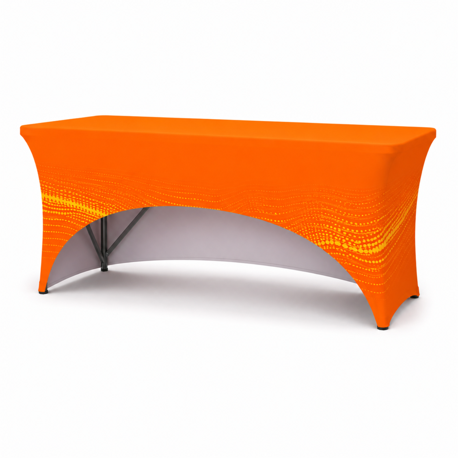 4' Stretch Table Cover, Open Back 14