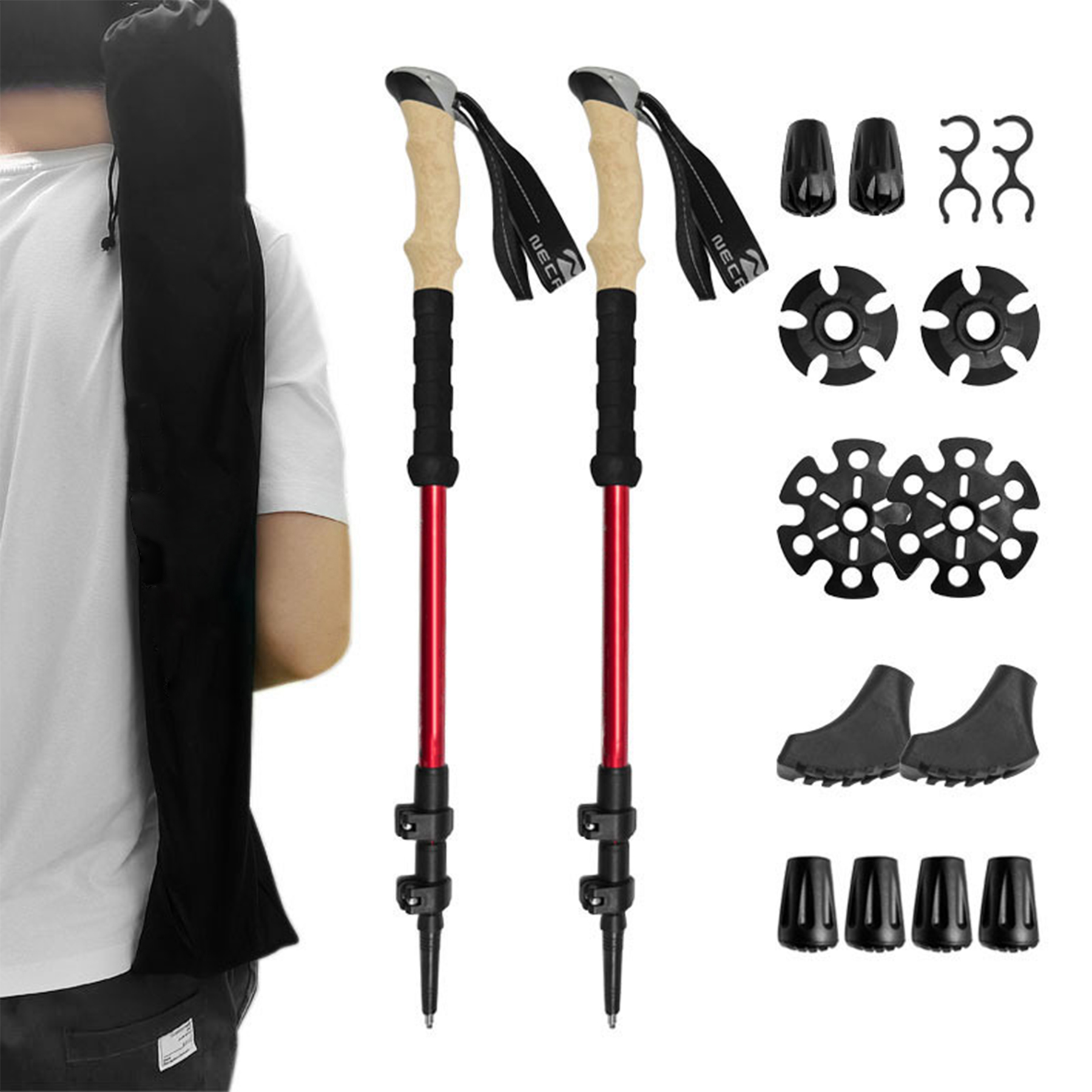 Super Strong Telescopic Hiking Pole 37