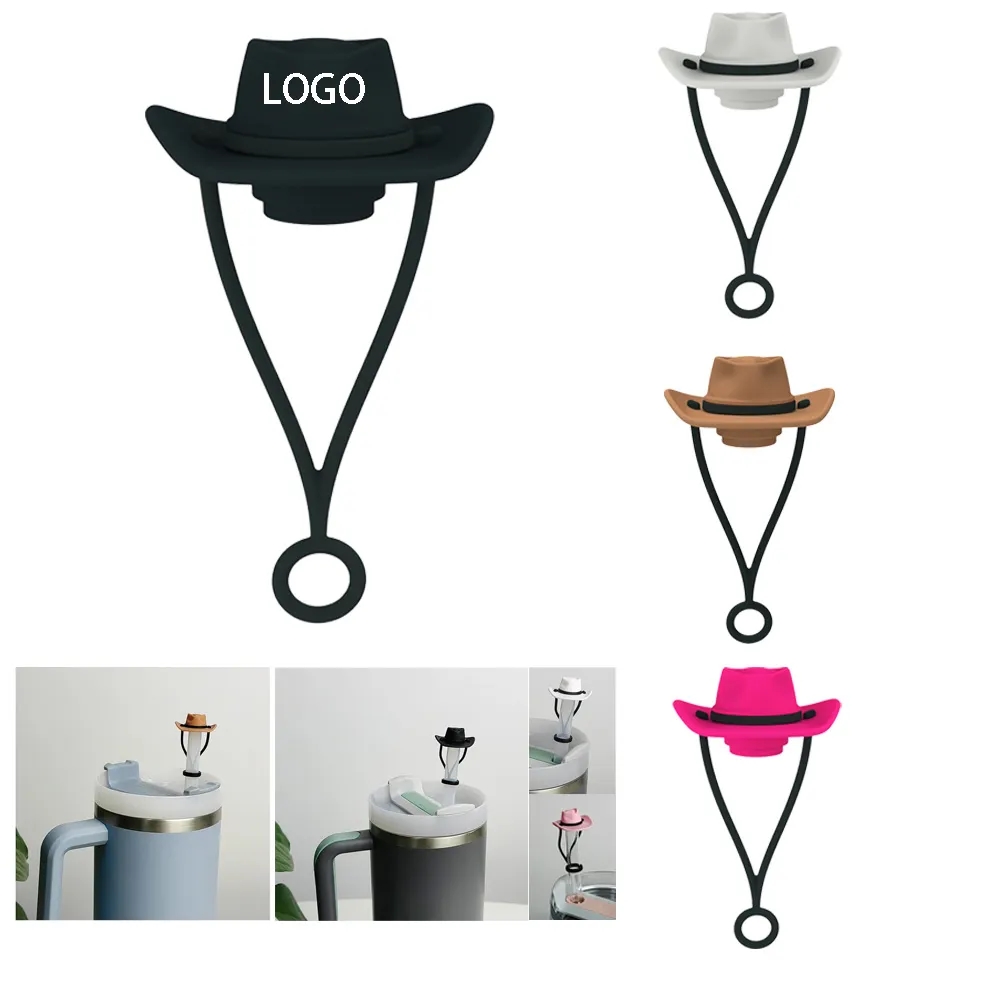 Silicone Cowboy Hat Straw Covers Cap Compatible 30 40 Oz 11